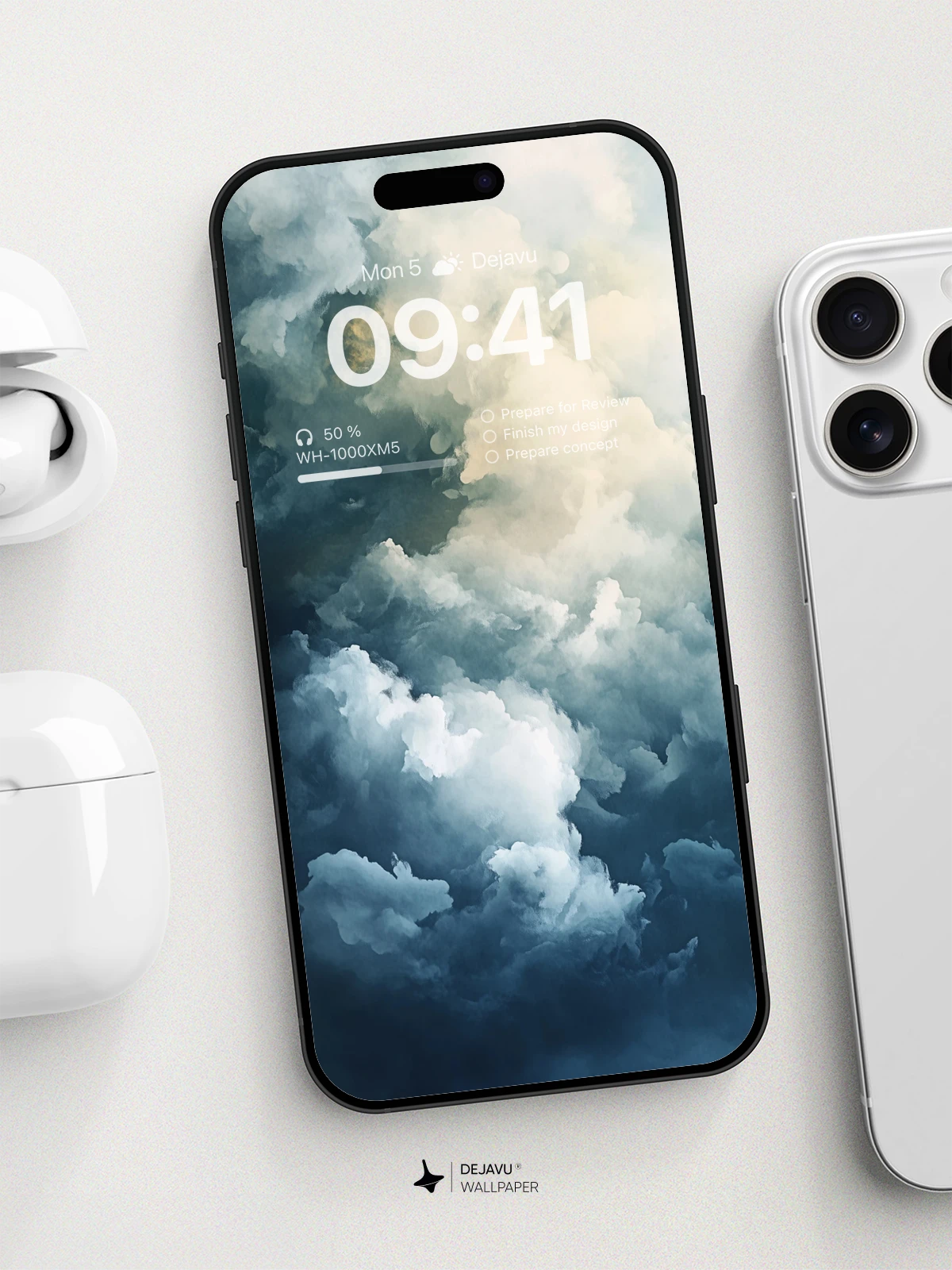 8K Abstract Cloudscape Minimal Aesthetic Wallpaper