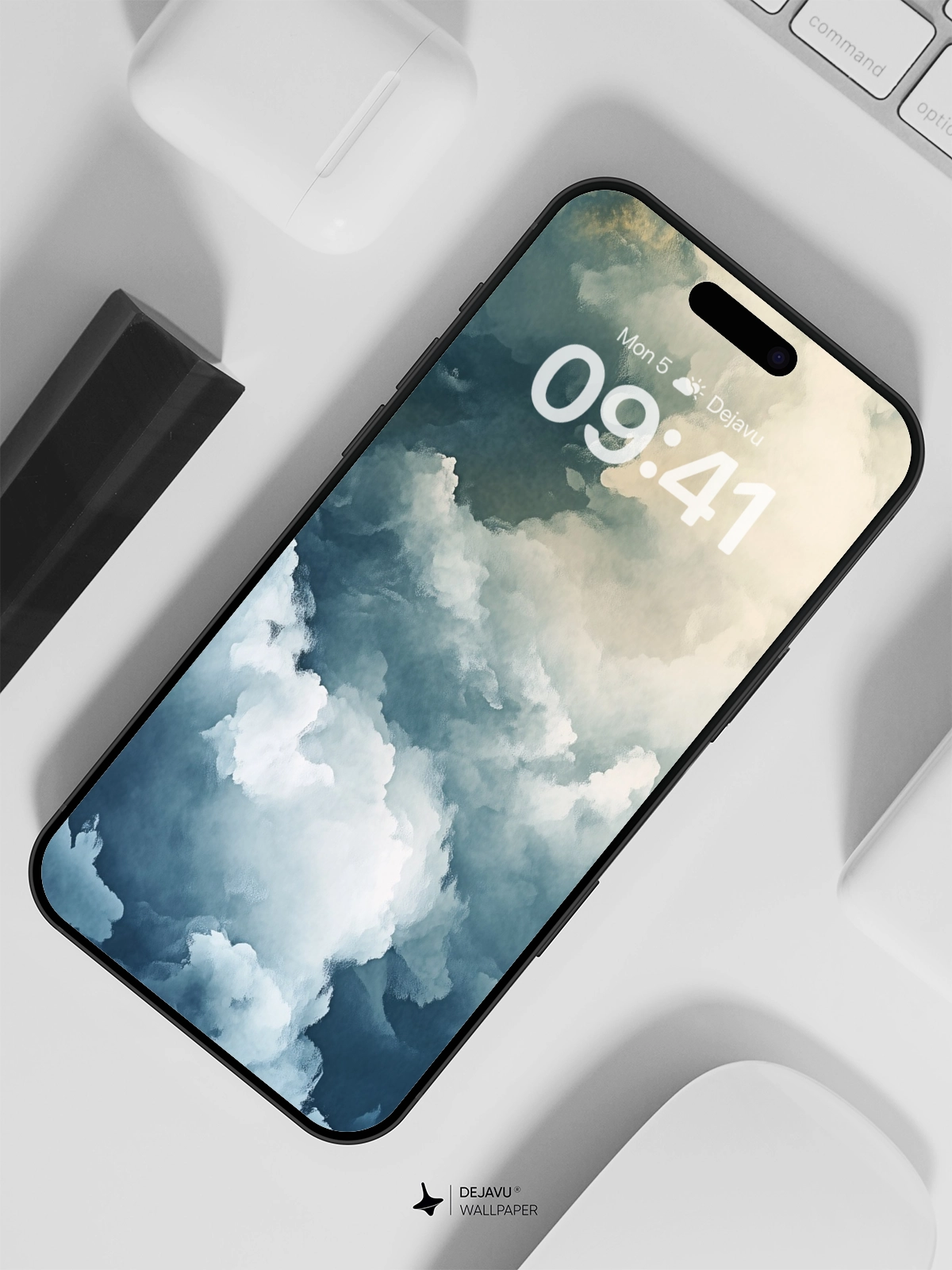 8K Abstract Cloudscape Minimal Aesthetic Wallpaper