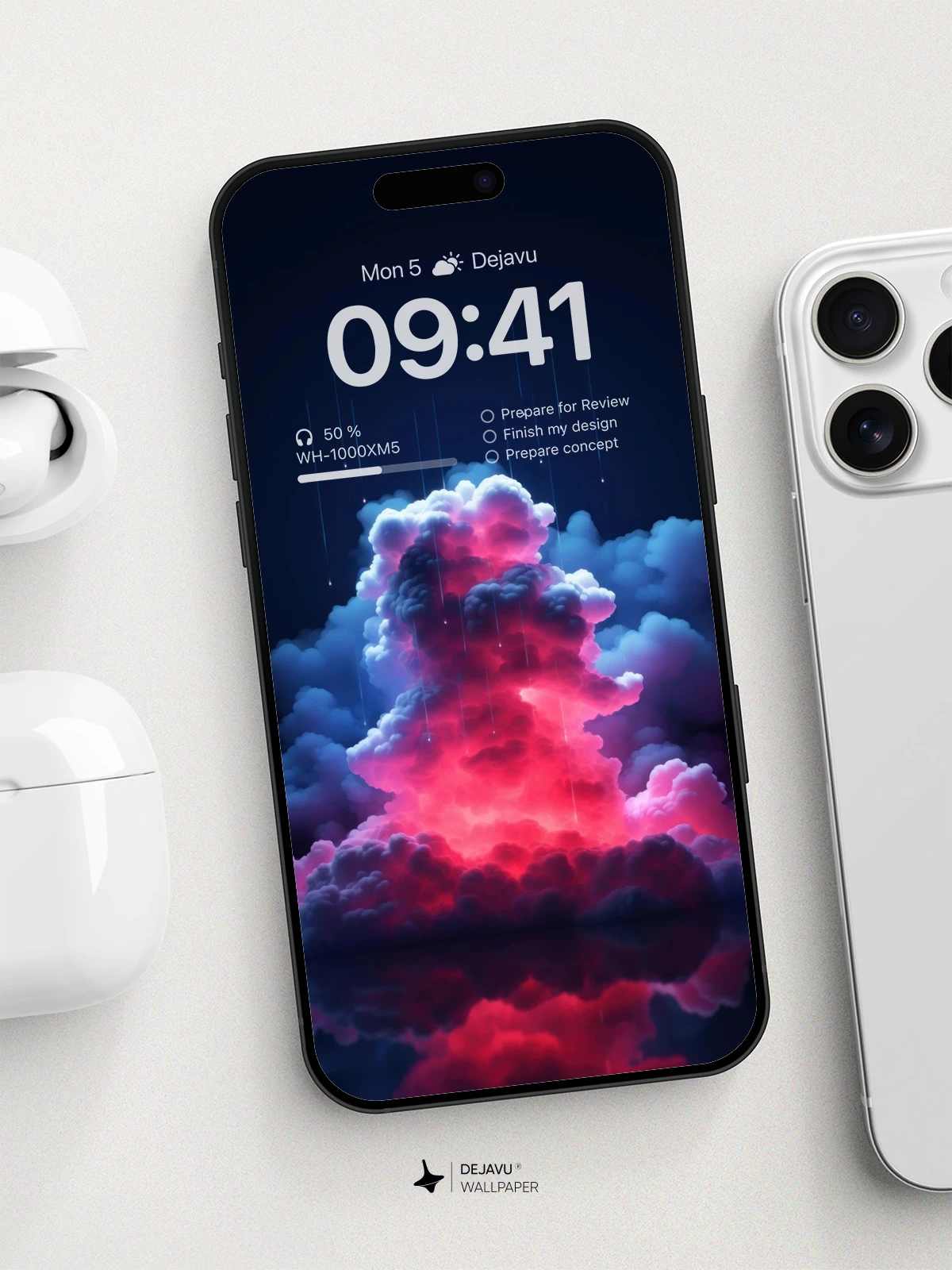 8K Abstract Clouds Minimal Aesthetic Wallpaper