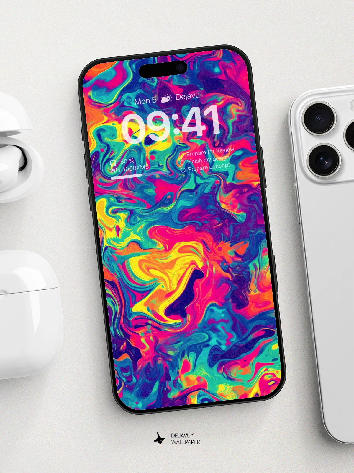 Vibrant 8K Abstract Minimal Aesthetic Wallpaper
