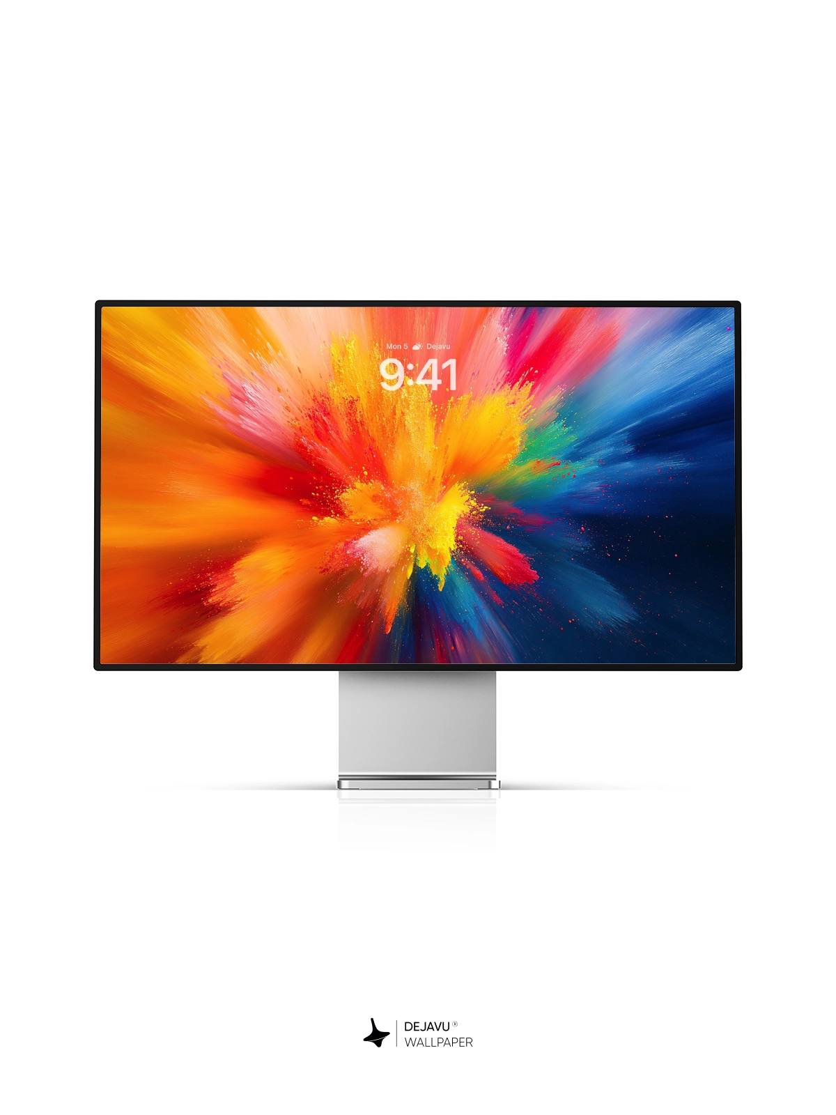 8K Abstract Explosion of Colors Wallpaper