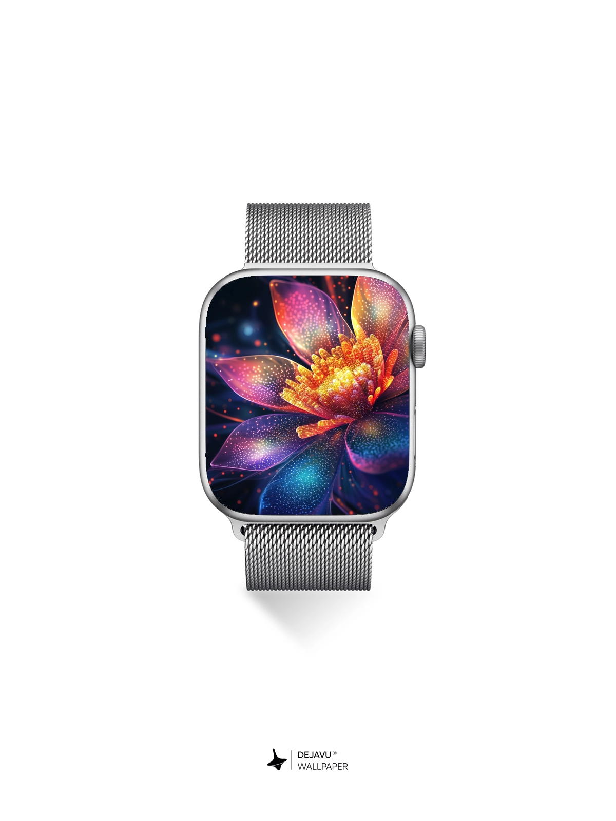 8K Abstract Floral Wallpaper: Vibrant, Glowing Petals