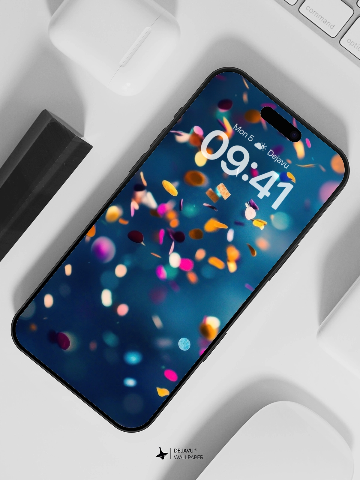 8K Abstract Confetti Explosion Wallpaper