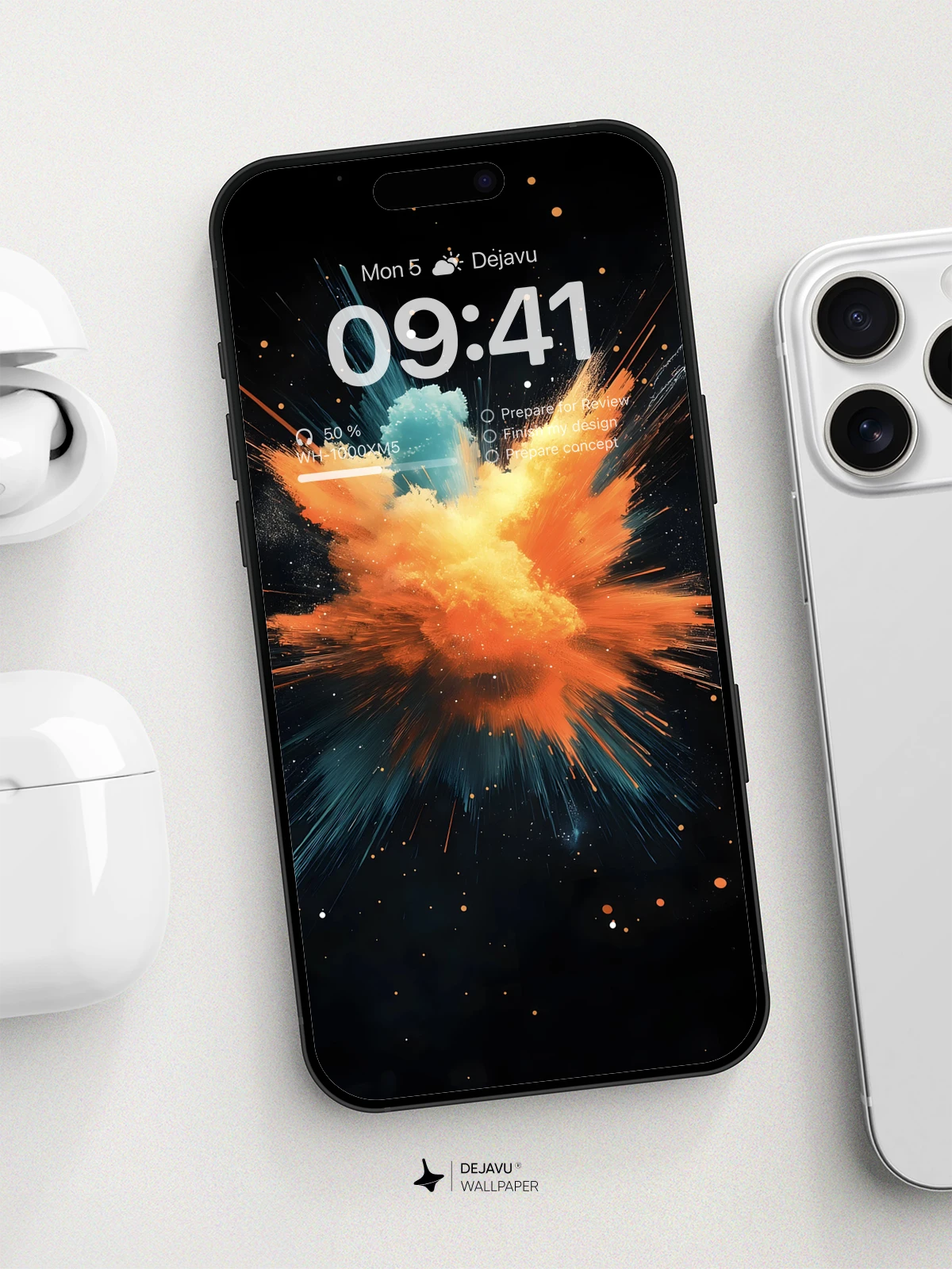 8K Abstract Explosion Wallpaper