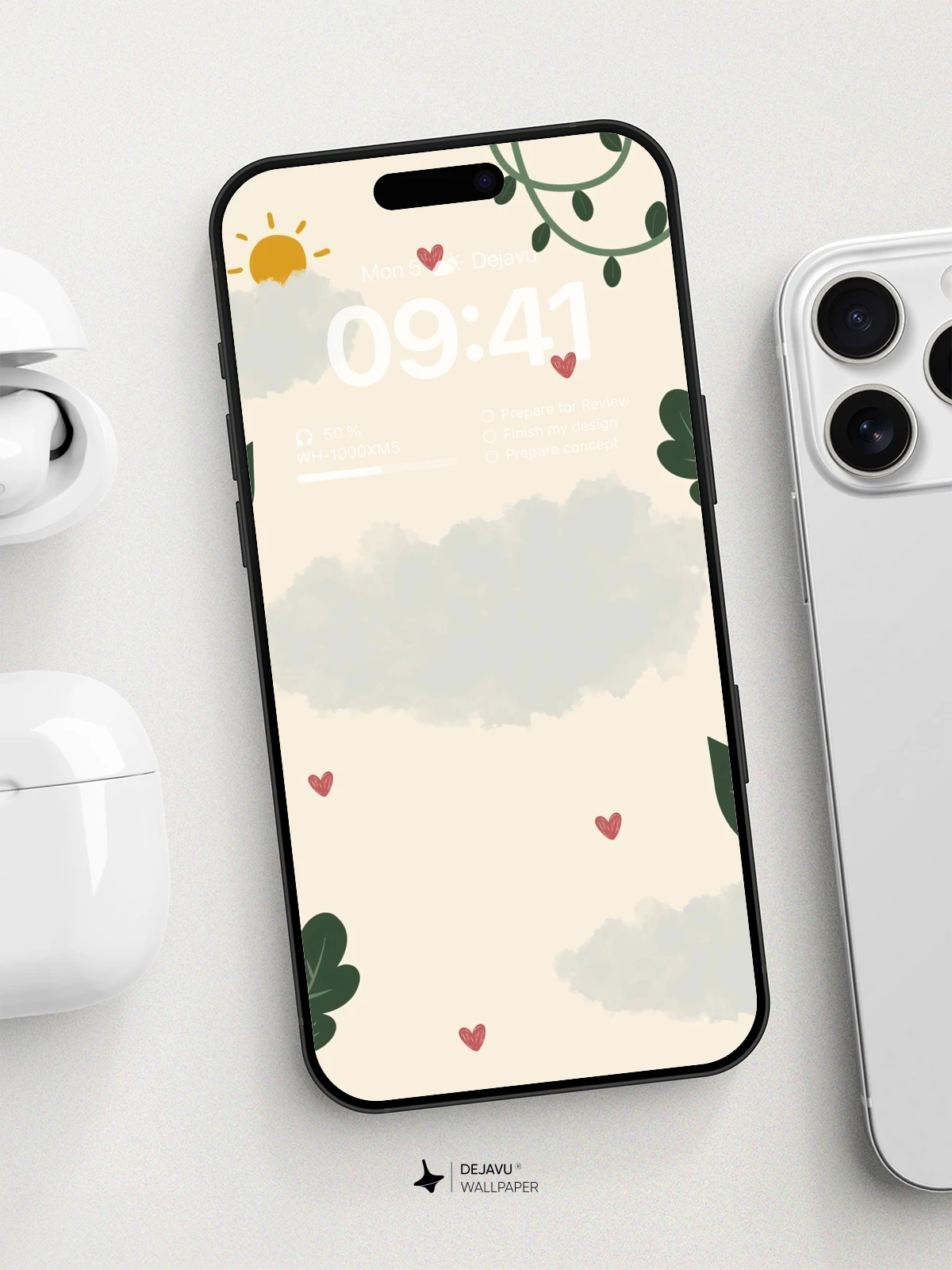 Whimsical Nature Wallpaper 8K for iPhone