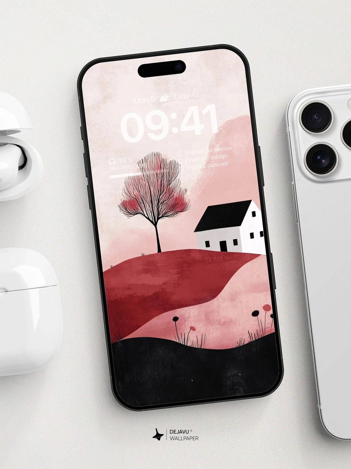 Minimalist Abstract Painting Wallpaper