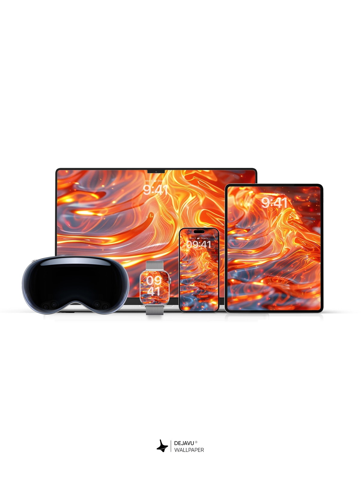 8K Abstract Flame Wallpaper: Minimal Aesthetic & Tech-Inspired Design