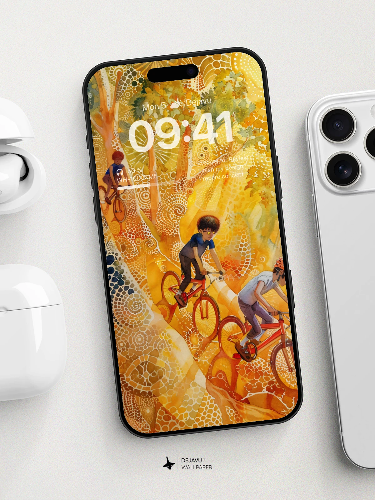 8K Abstract Cycling Illustration: Vibrant, Colorful, and Dynamic