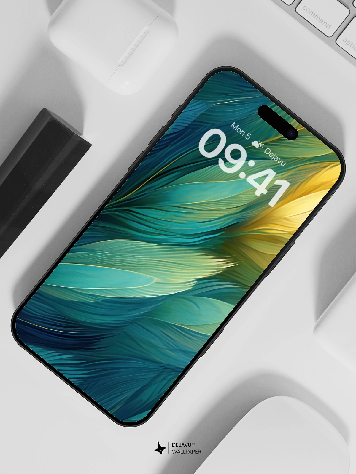 8K Abstract Feathers Minimal Aesthetic Wallpaper