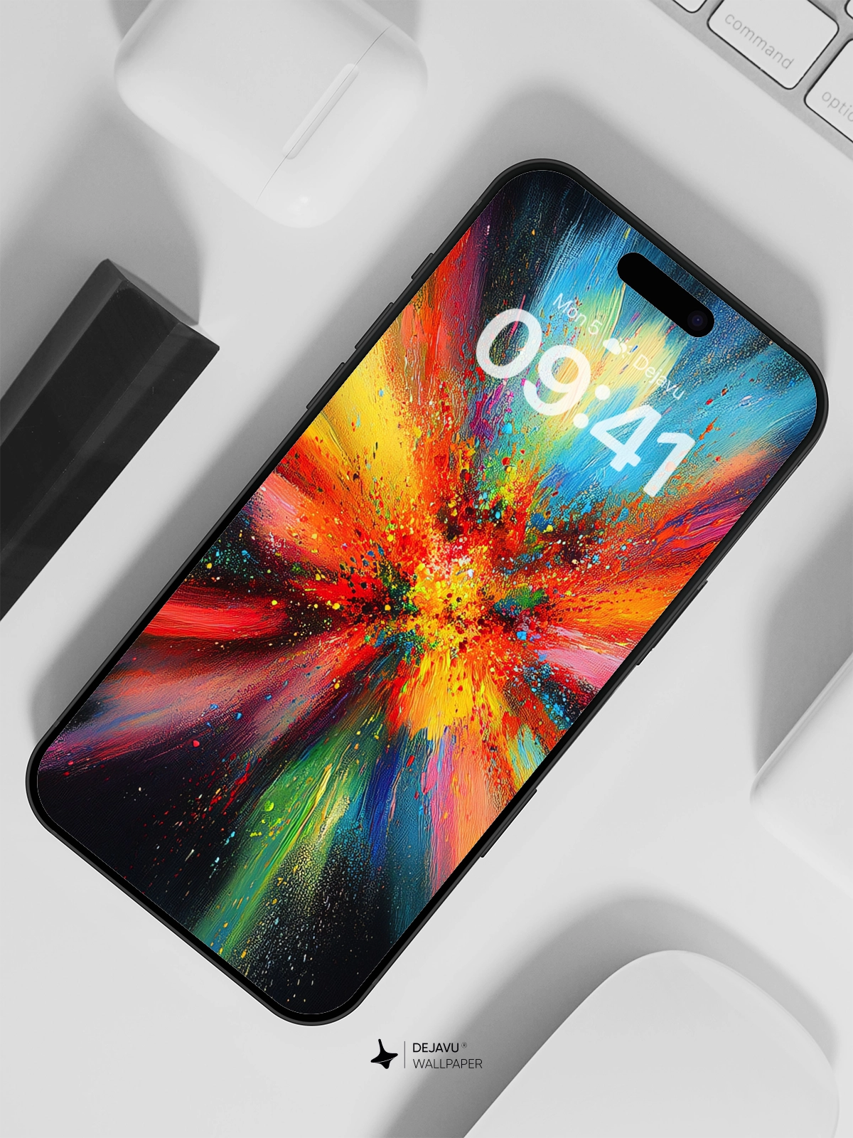 8K Abstract Explosion Wallpaper