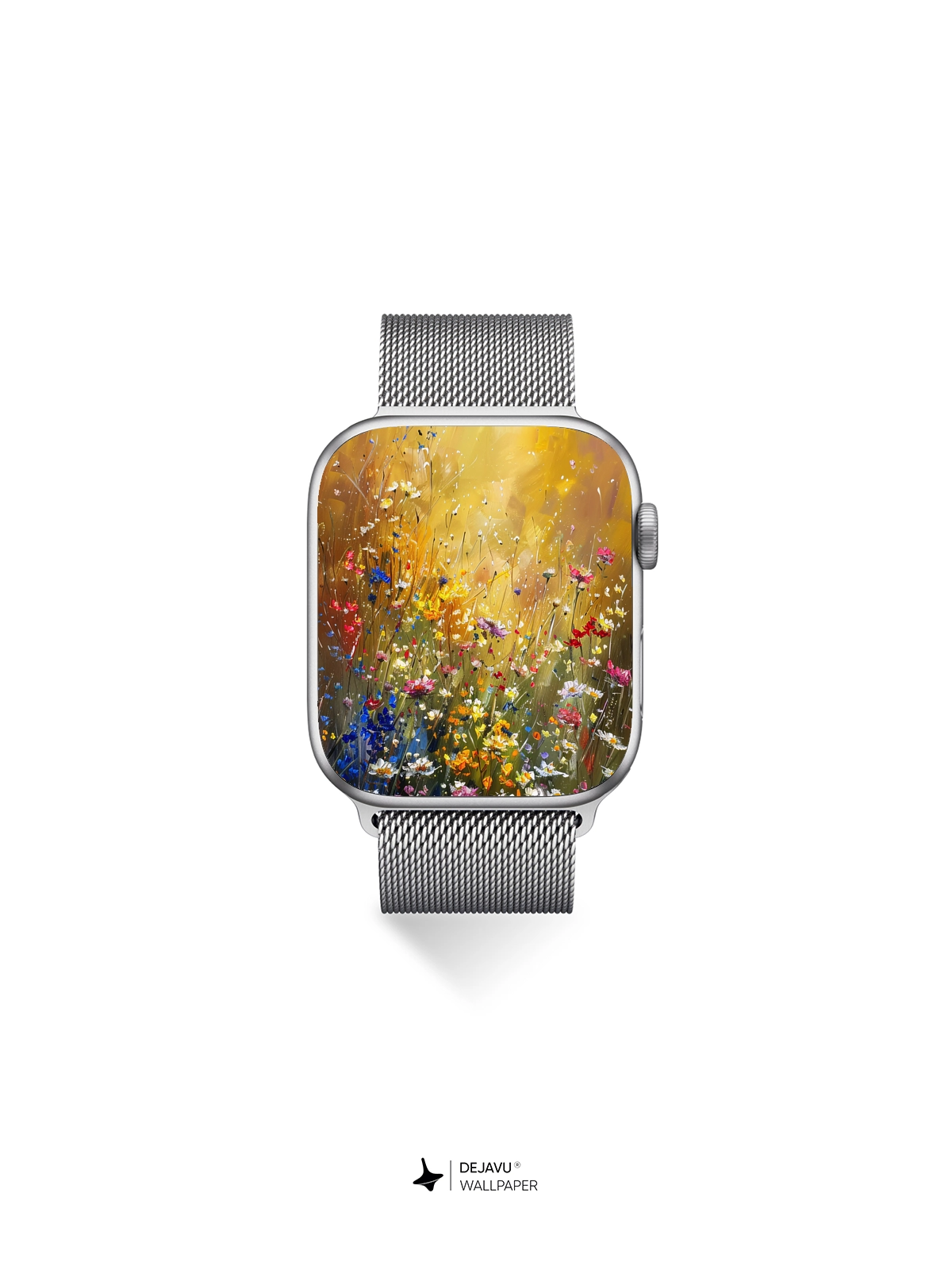 8K Abstract Floral Painting Wallpaper