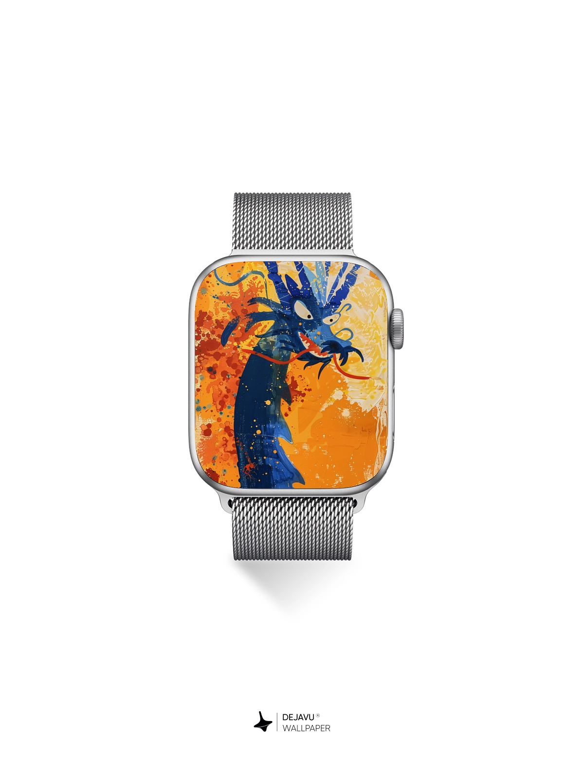 8K Abstract Dragon Painting: Vibrant and Dynamic Wallpaper