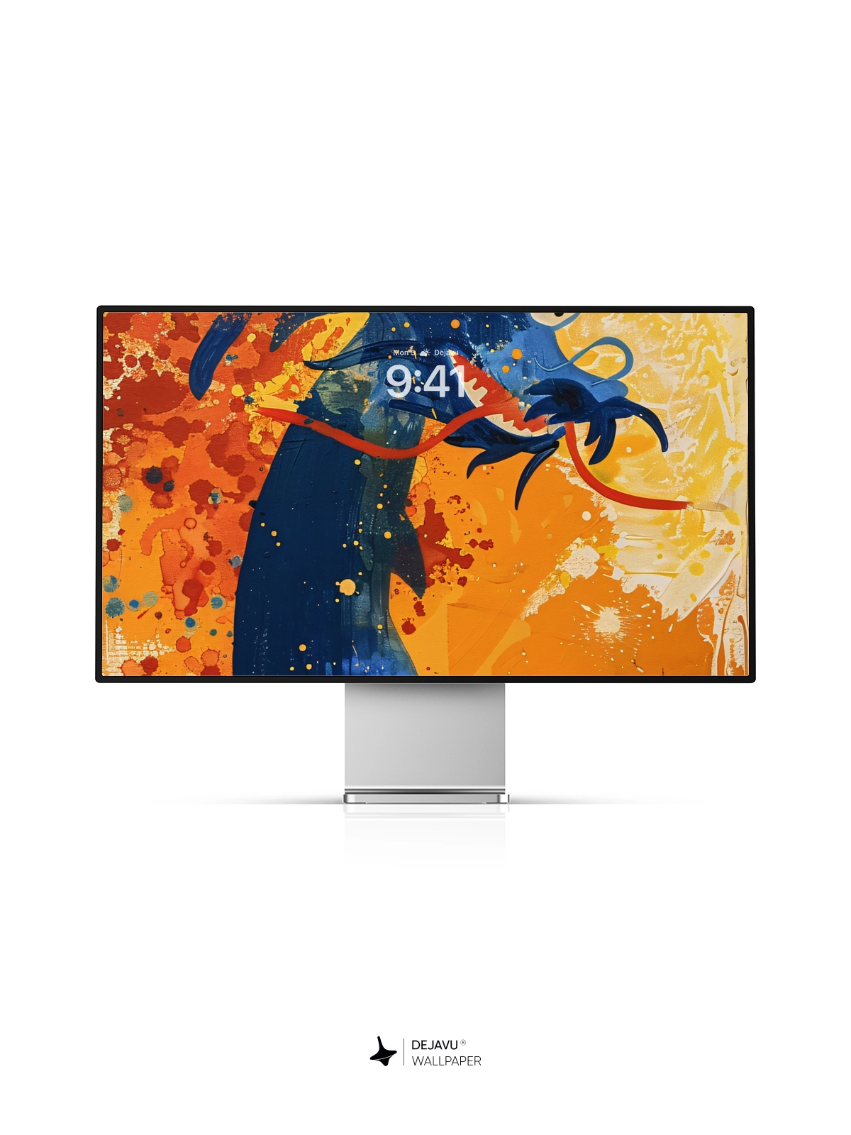 8K Abstract Dragon Painting: Vibrant and Dynamic Wallpaper