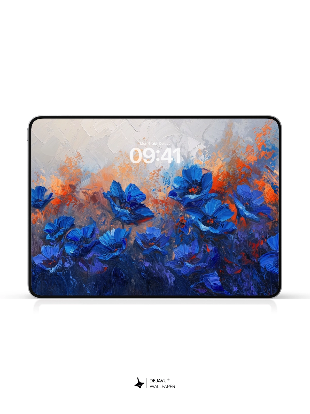 8K Abstract Floral Painting Wallpaper