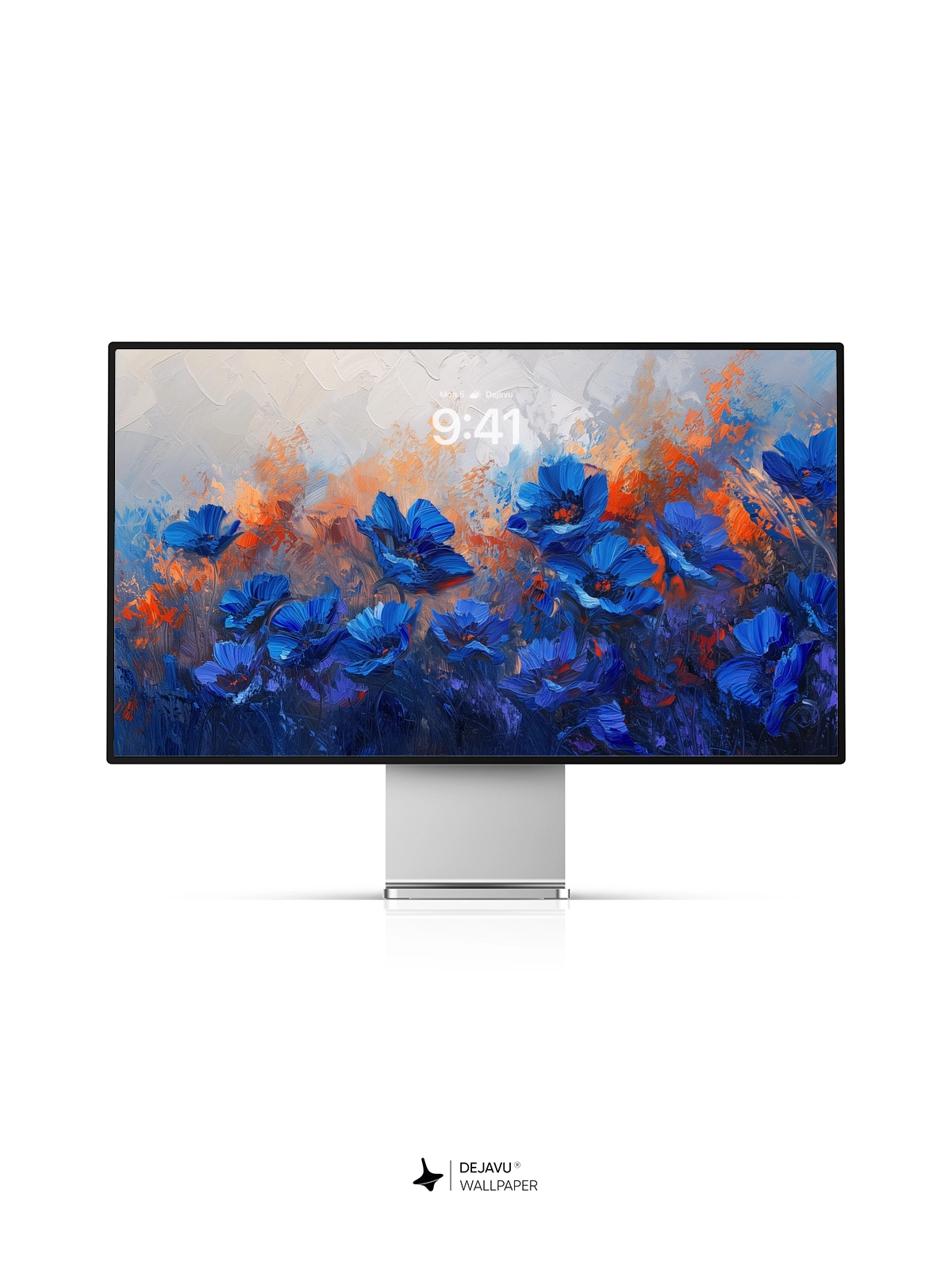 8K Abstract Floral Painting Wallpaper