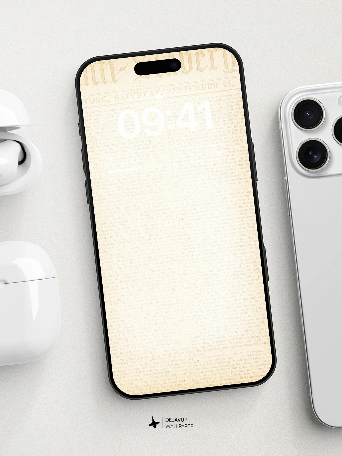 Vintage Anti-Slavery Newspaper Wallpaper: Aesthetic, Historical, and Educational