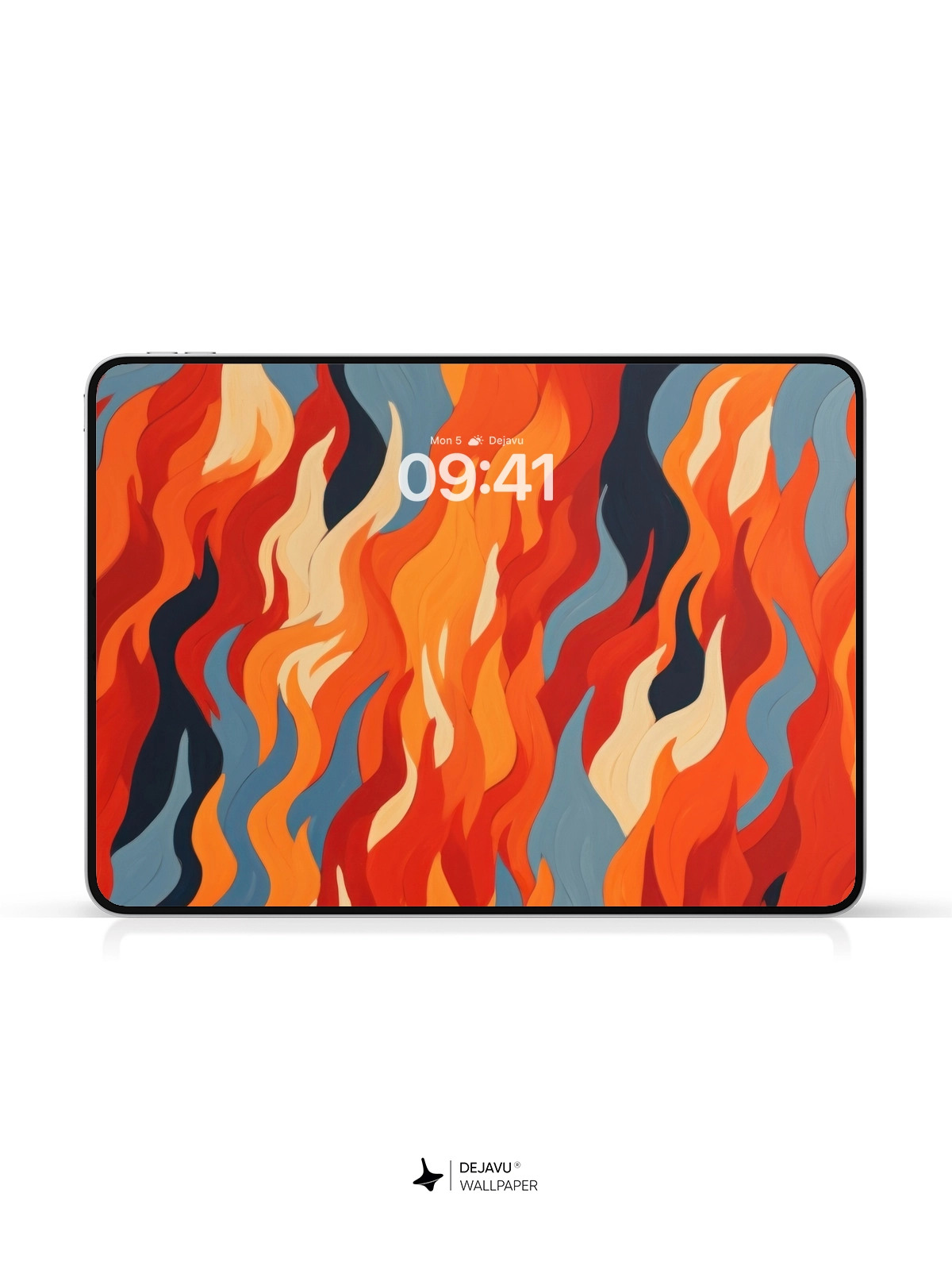 8K Abstract Flame Minimalist Wallpaper