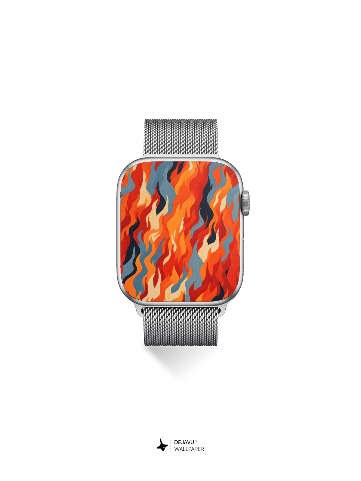 8K Abstract Flame Minimalist Wallpaper
