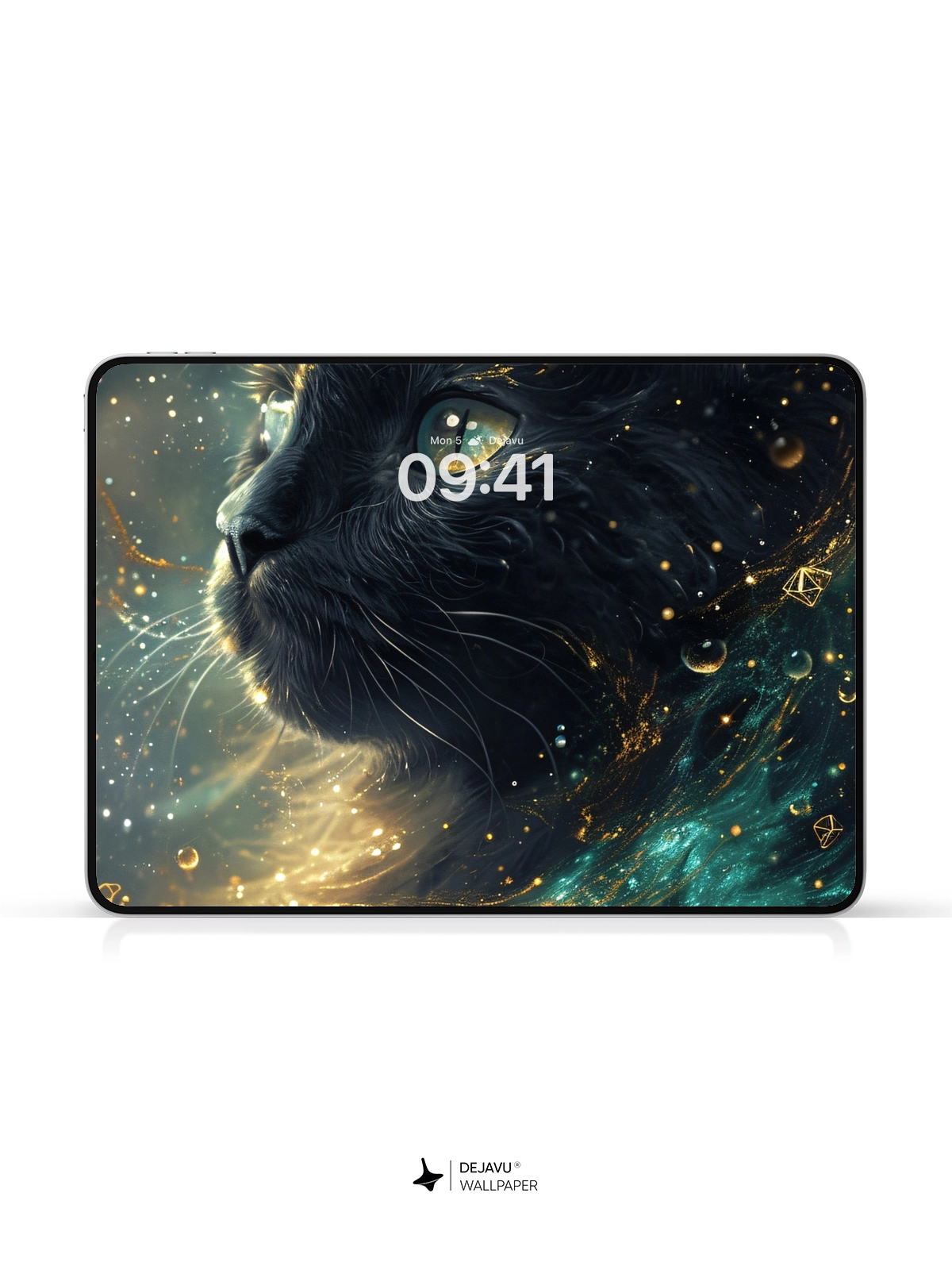 8K Abstract Fantasy Cat Wallpaper