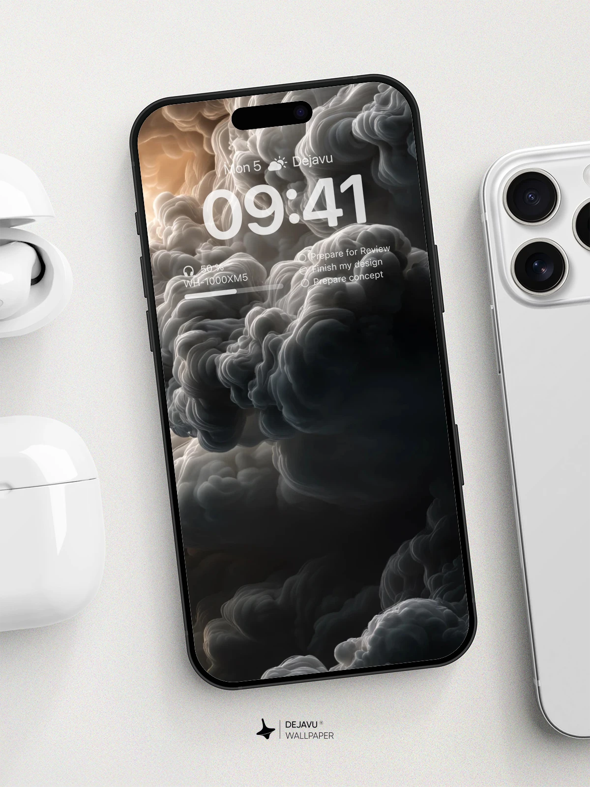 8K Abstract Clouds Minimal Aesthetic Wallpaper