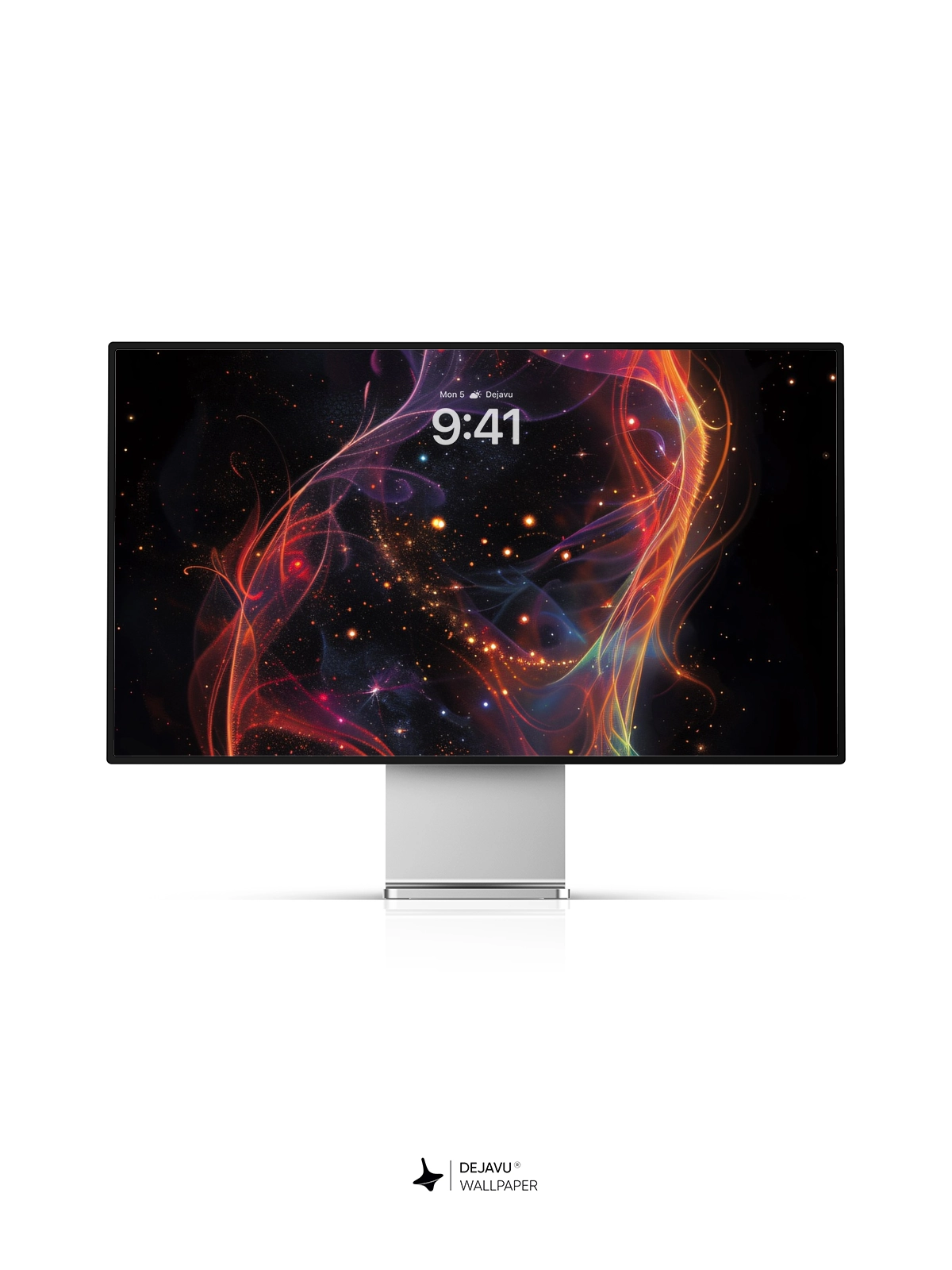 8K Abstract Cosmic Cat Wallpaper