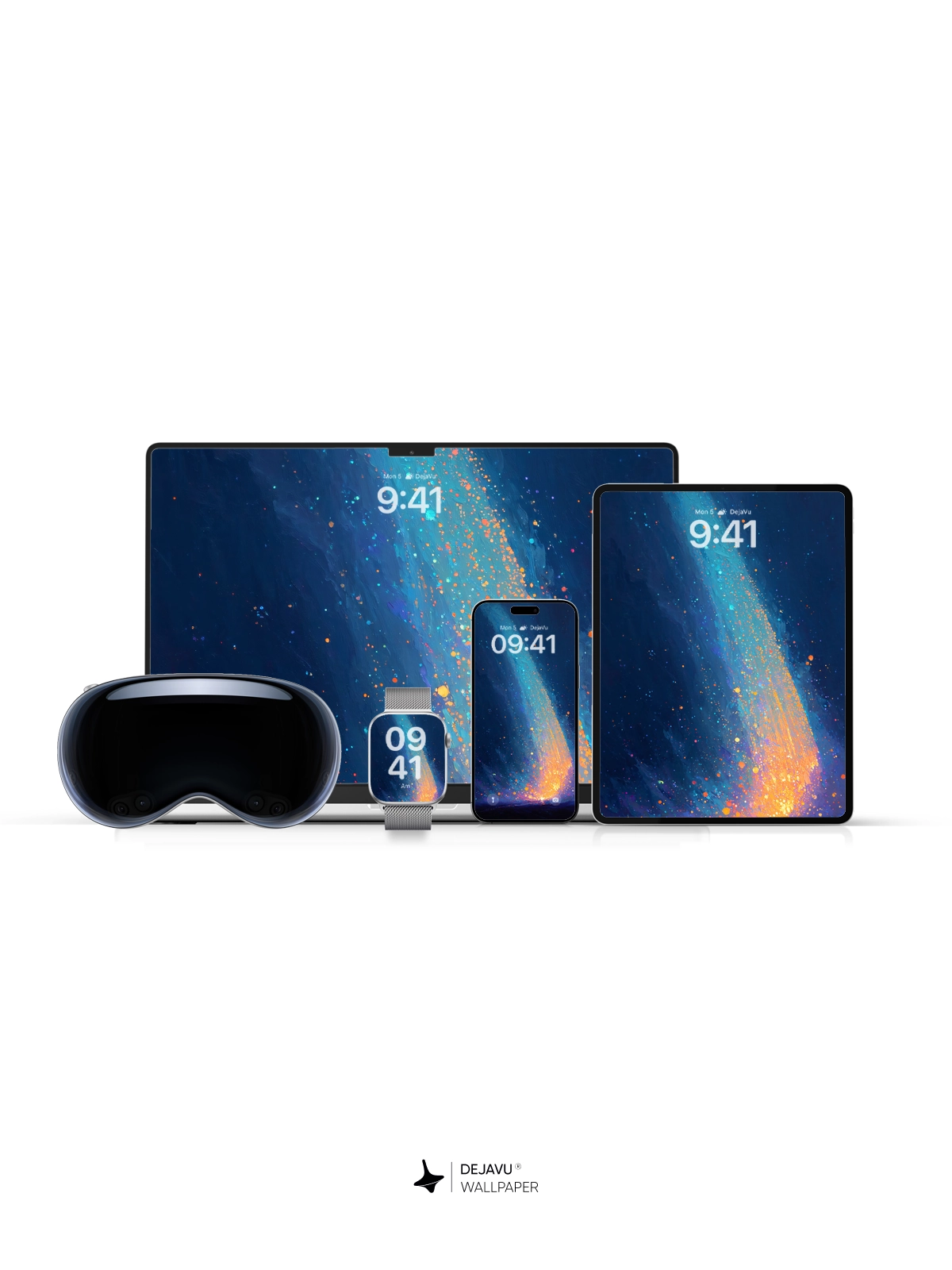 8K Abstract Cosmic Painting: Minimal Aesthetic for iPhone & Android