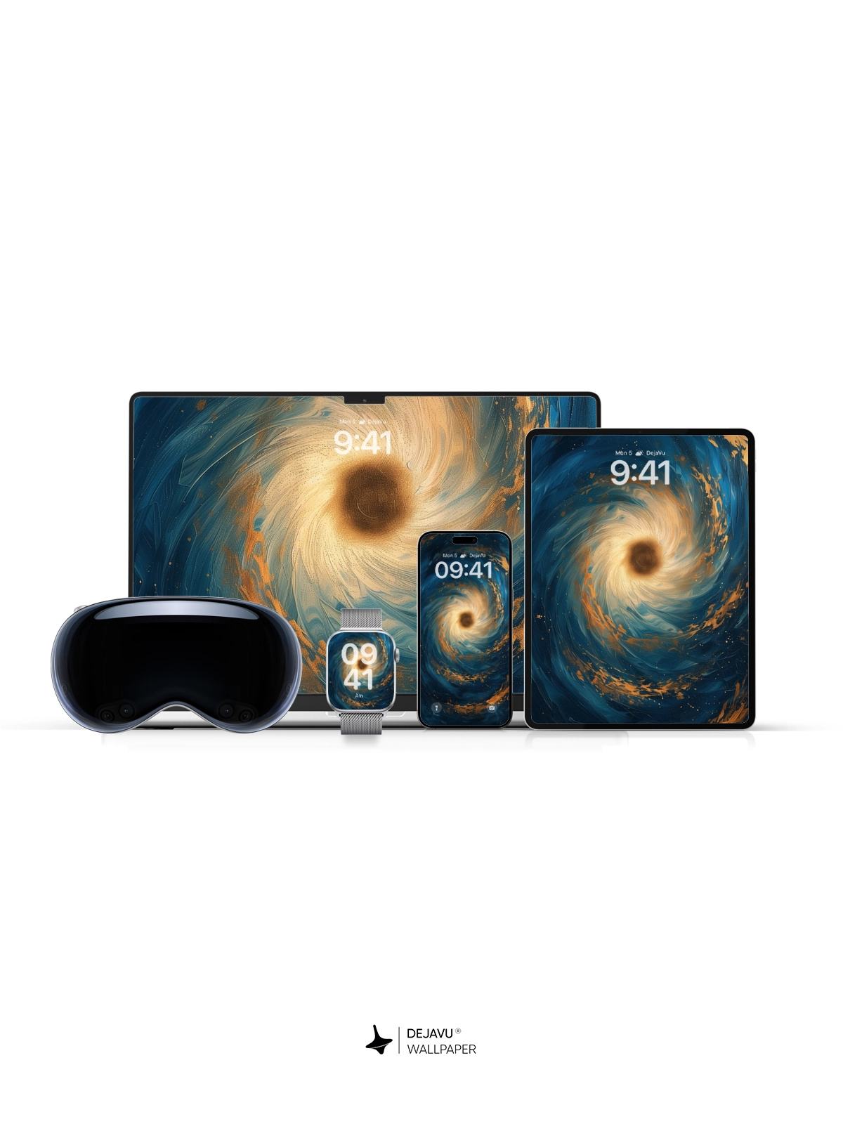 8K Abstract Cosmic Vortex Wallpaper