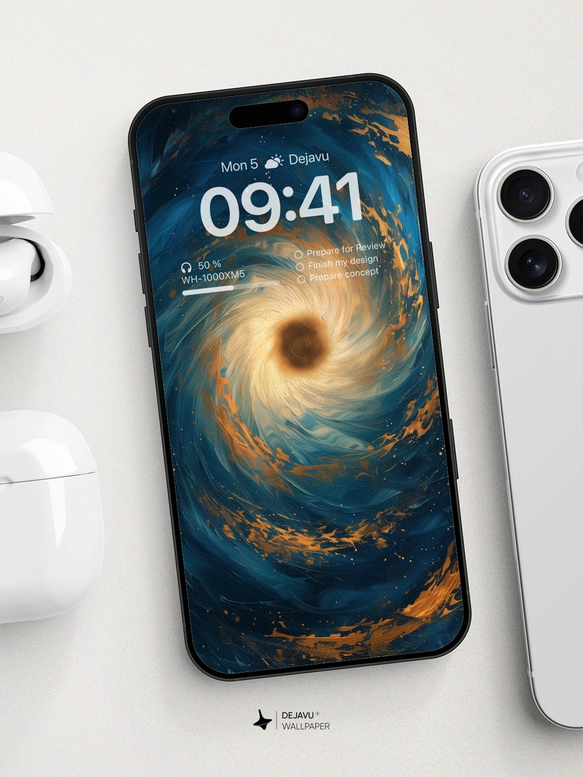 8K Abstract Cosmic Vortex Wallpaper