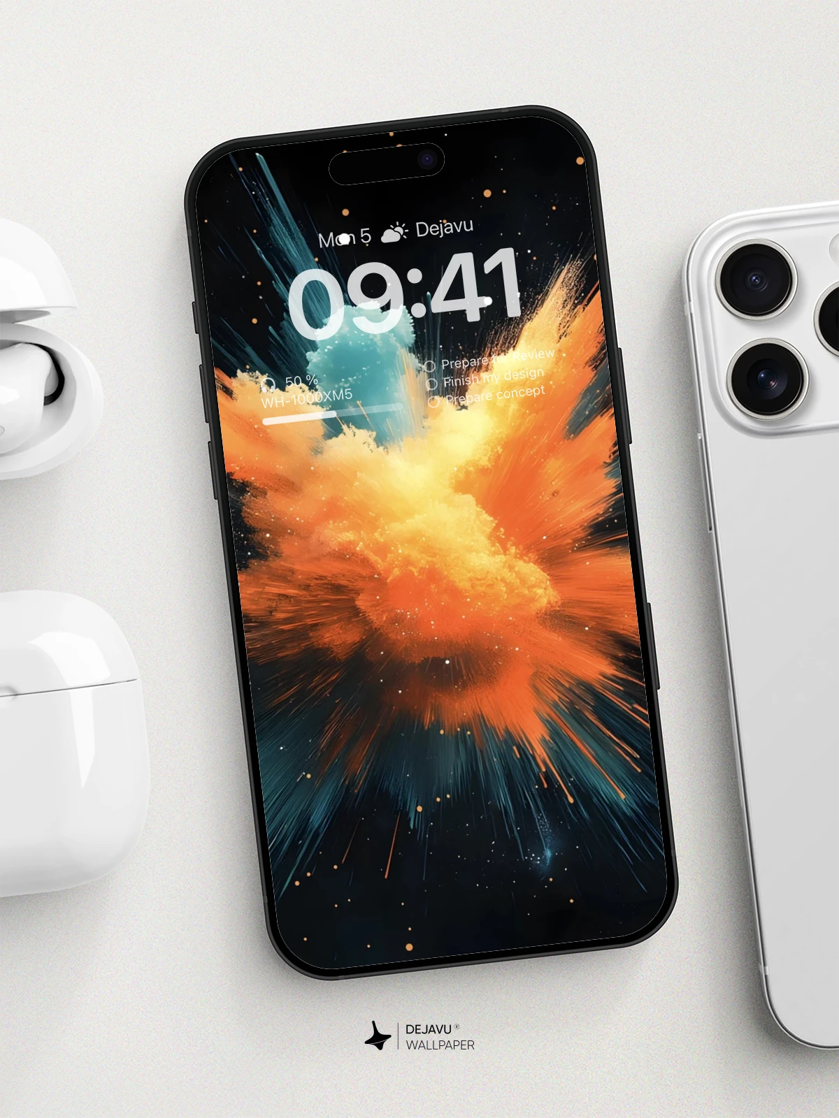 8K Abstract Explosion Wallpaper
