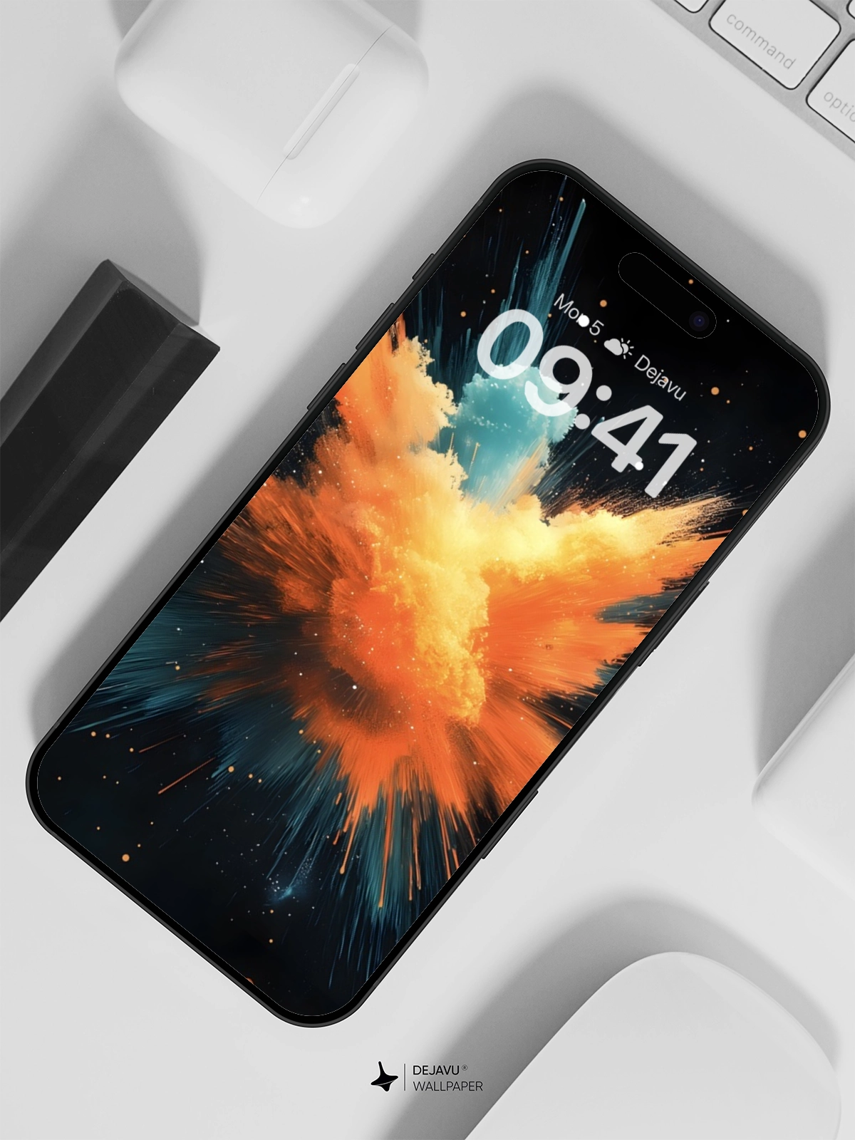 8K Abstract Explosion Wallpaper