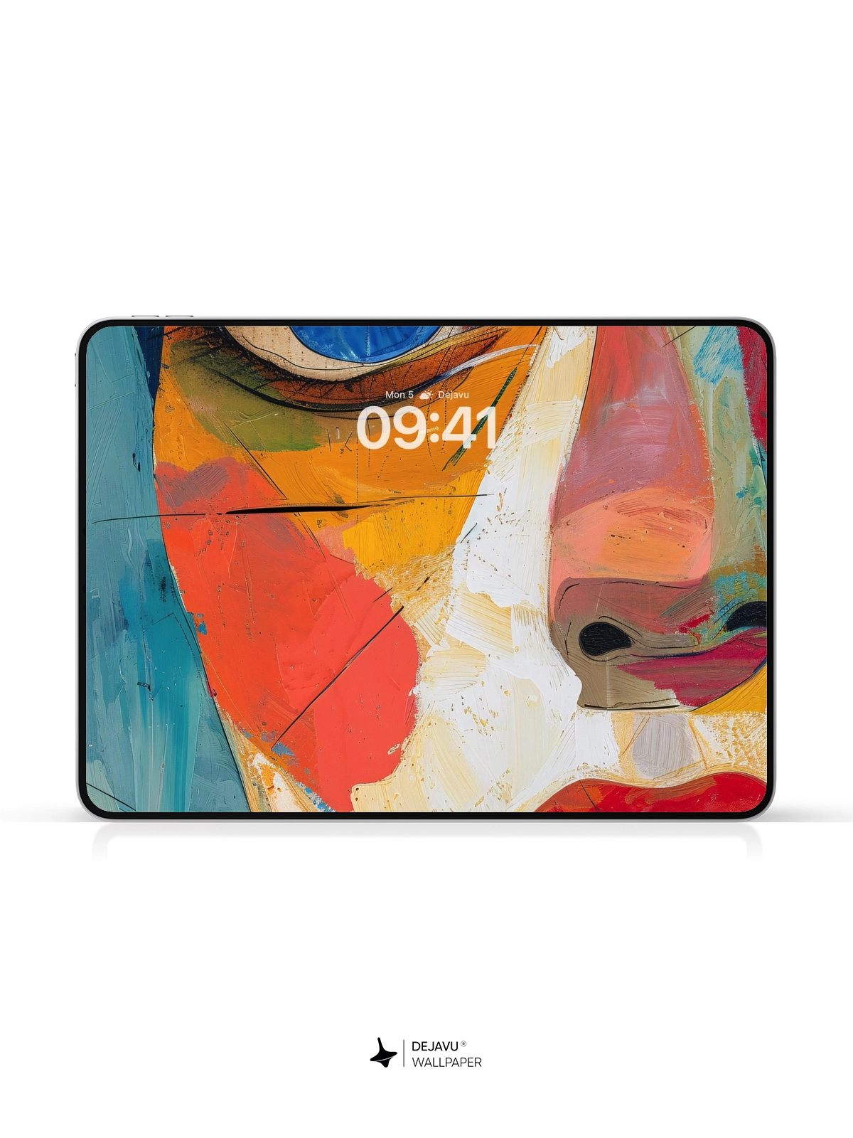 8K Abstract Face Painting: Vibrant Colors and Bold Strokes