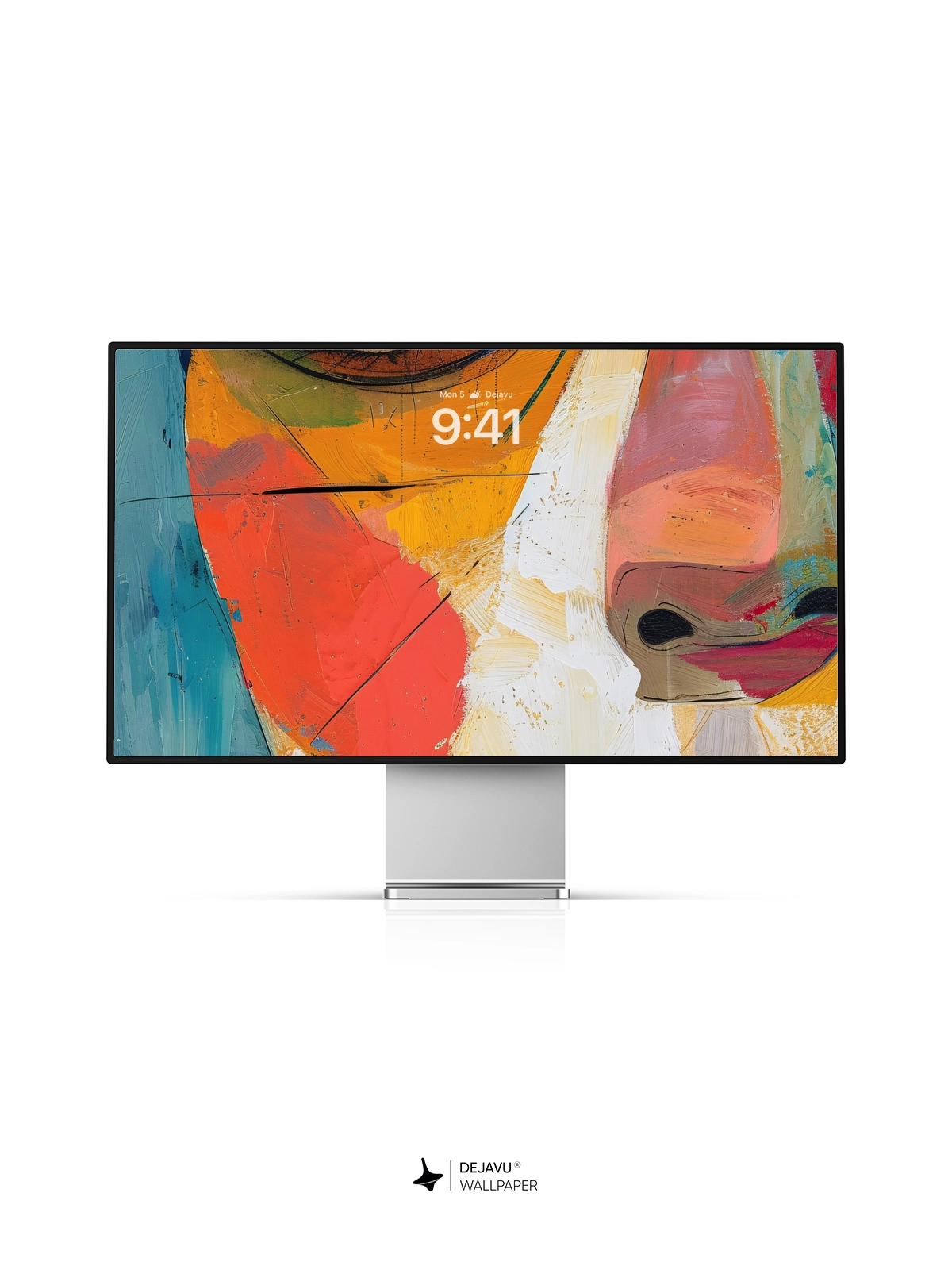 8K Abstract Face Painting: Vibrant Colors and Bold Strokes