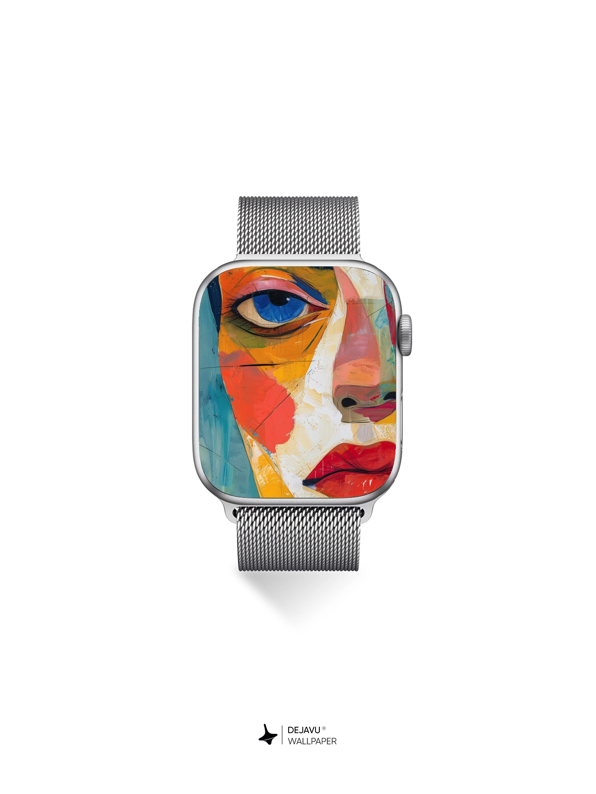 8K Abstract Face Painting: Vibrant Colors and Bold Strokes