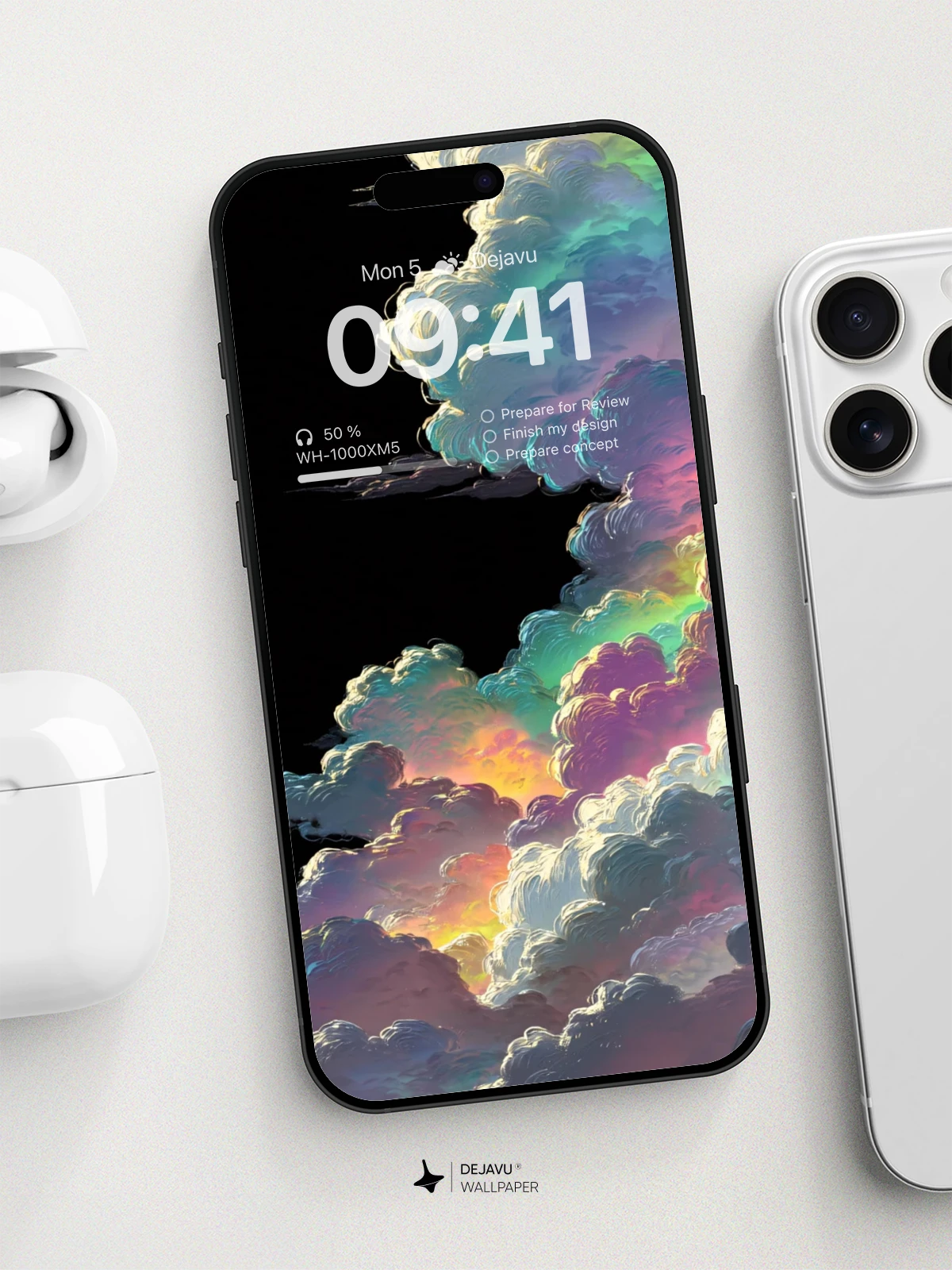 8K Abstract Clouds: Soft Gradient Wallpaper