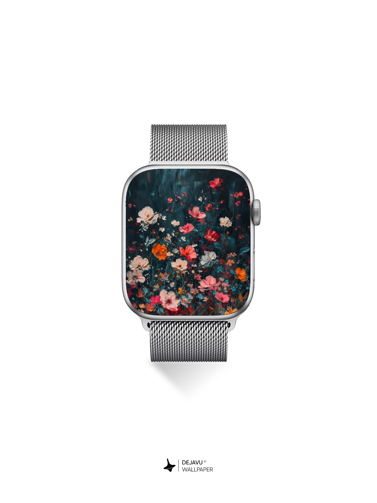 8K Abstract Floral Painting Wallpaper