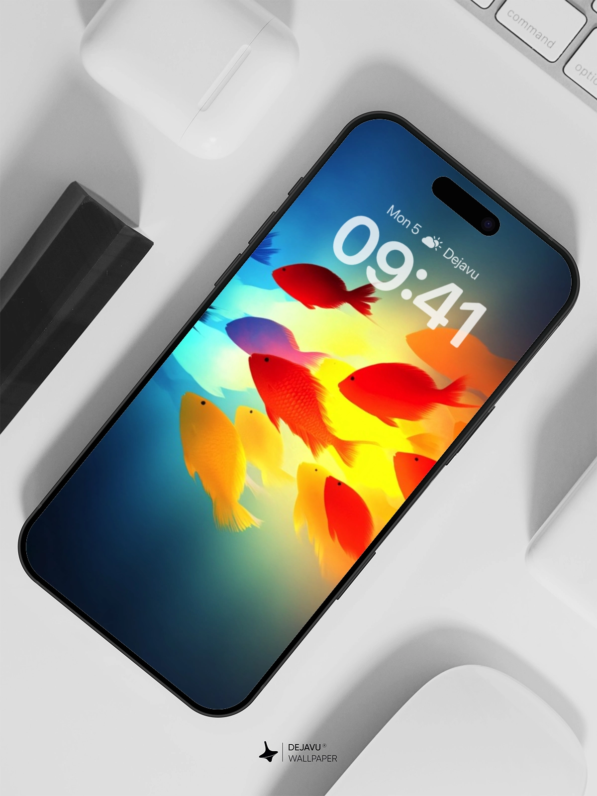 8K Abstract Fish Spectrum Wallpaper