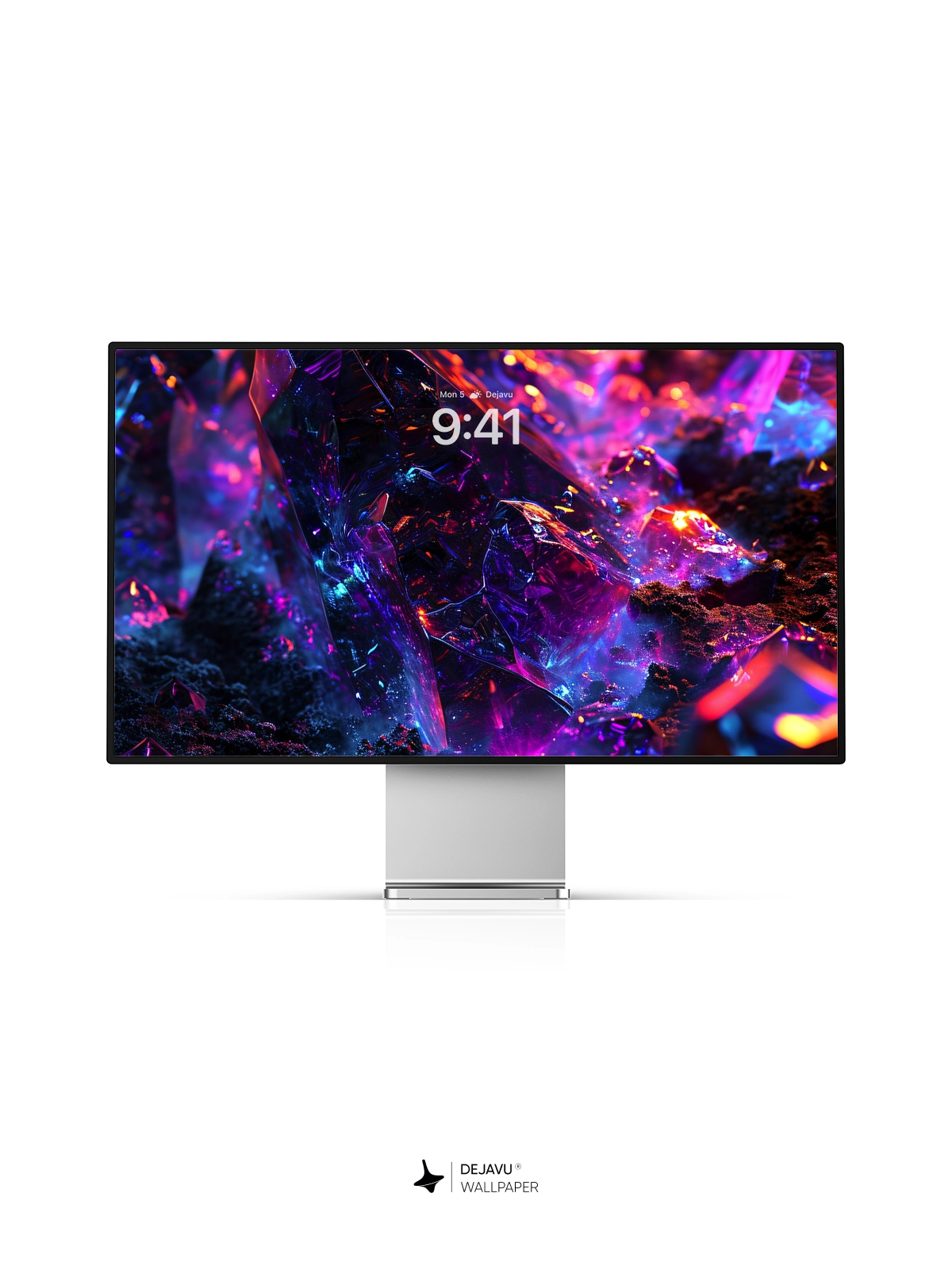 8K Abstract Crystal Tech Wallpaper