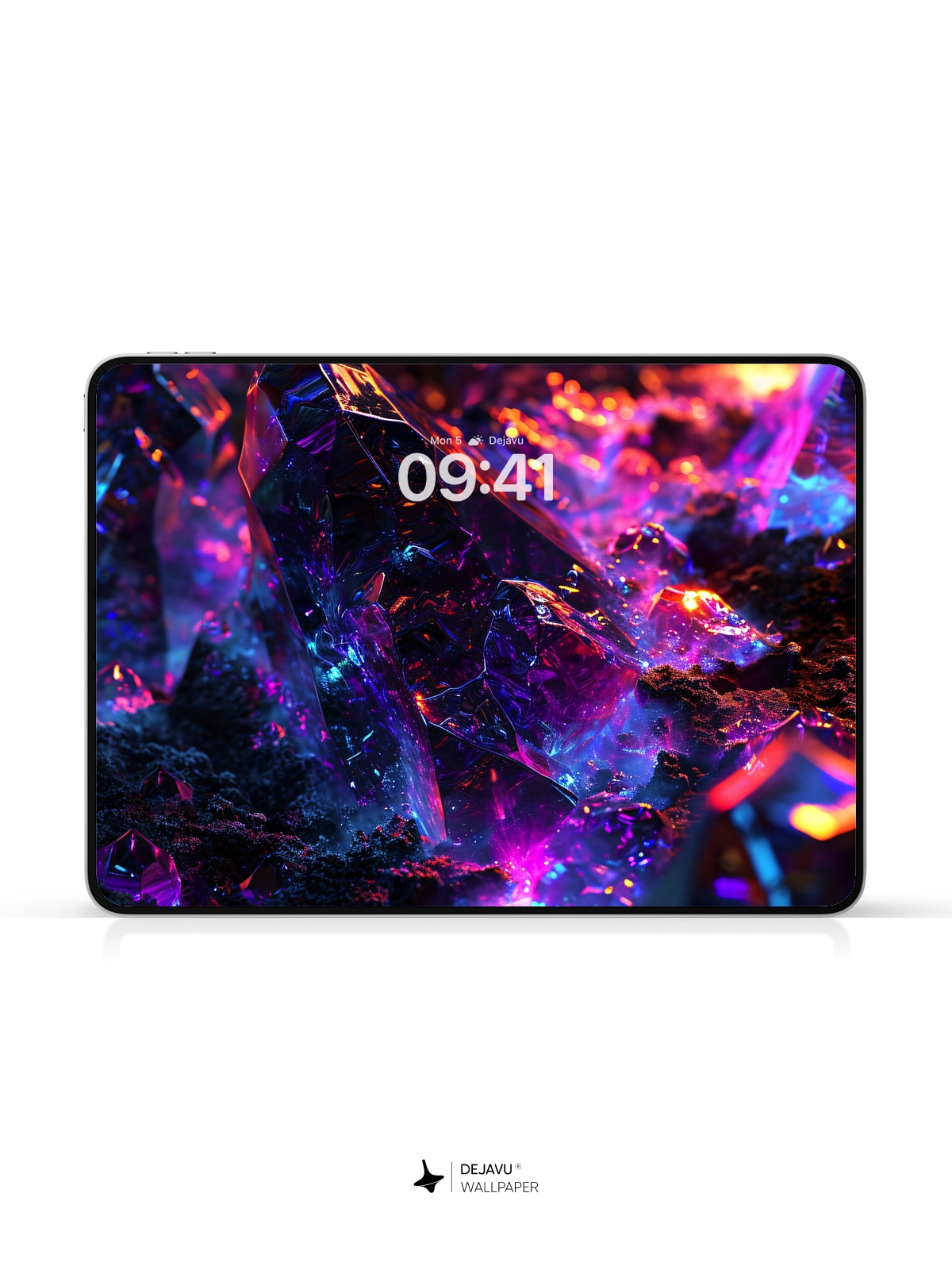 8K Abstract Crystal Tech Wallpaper