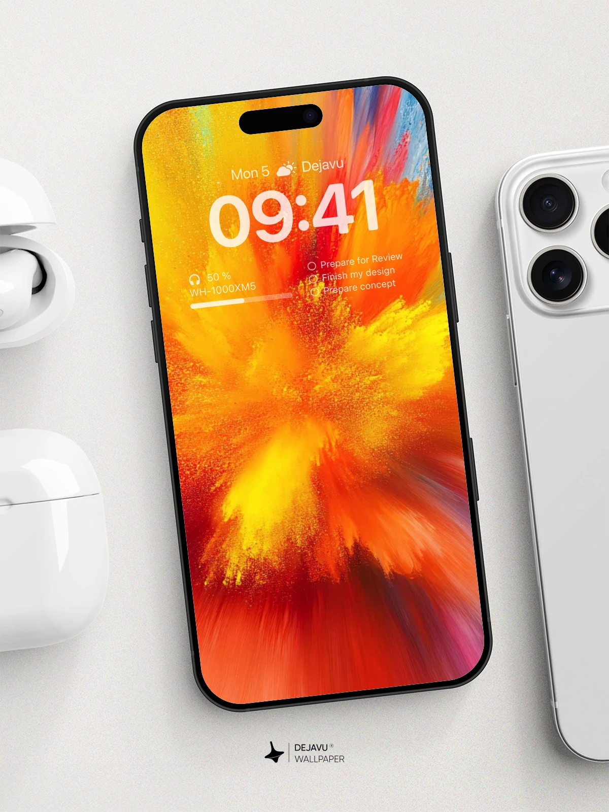 8K Abstract Explosion of Colors Wallpaper