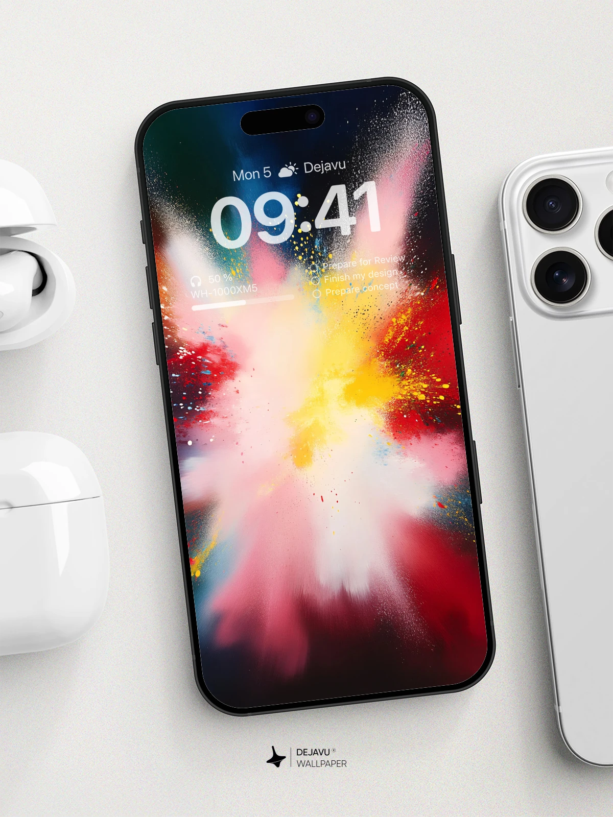 8K Abstract Explosion Wallpaper: Minimal Aesthetic & Tech Vibes