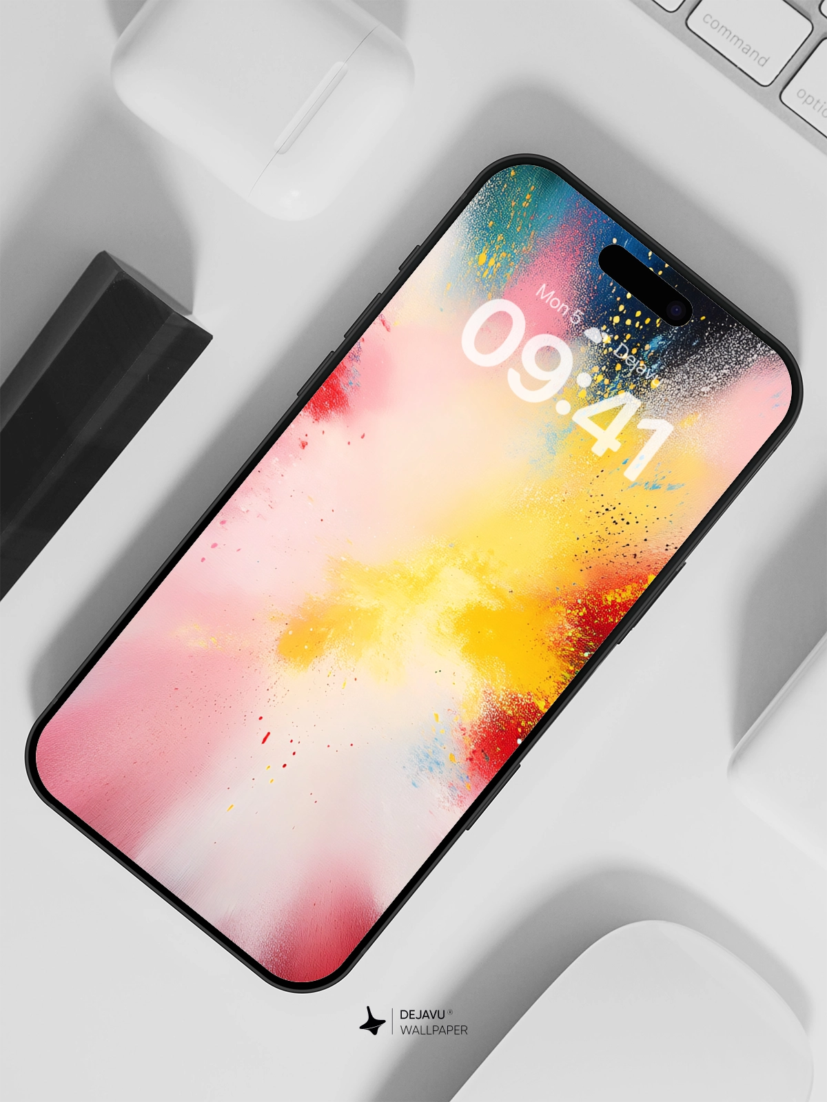 8K Abstract Explosion Wallpaper: Minimal Aesthetic & Tech Vibes