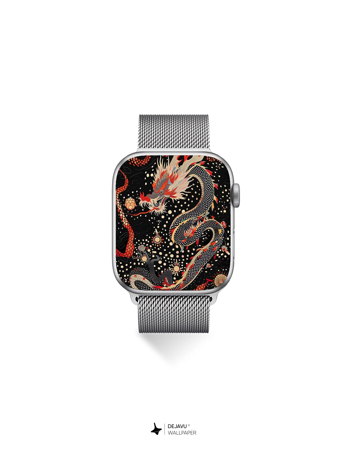 8K Abstract Dragon Illustration: Aesthetic and Tech Wallpaper