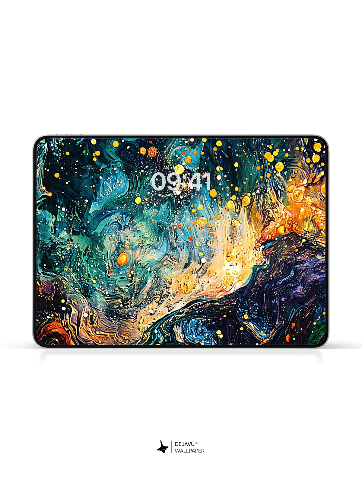8K Abstract Cosmic Painting Wallpaper