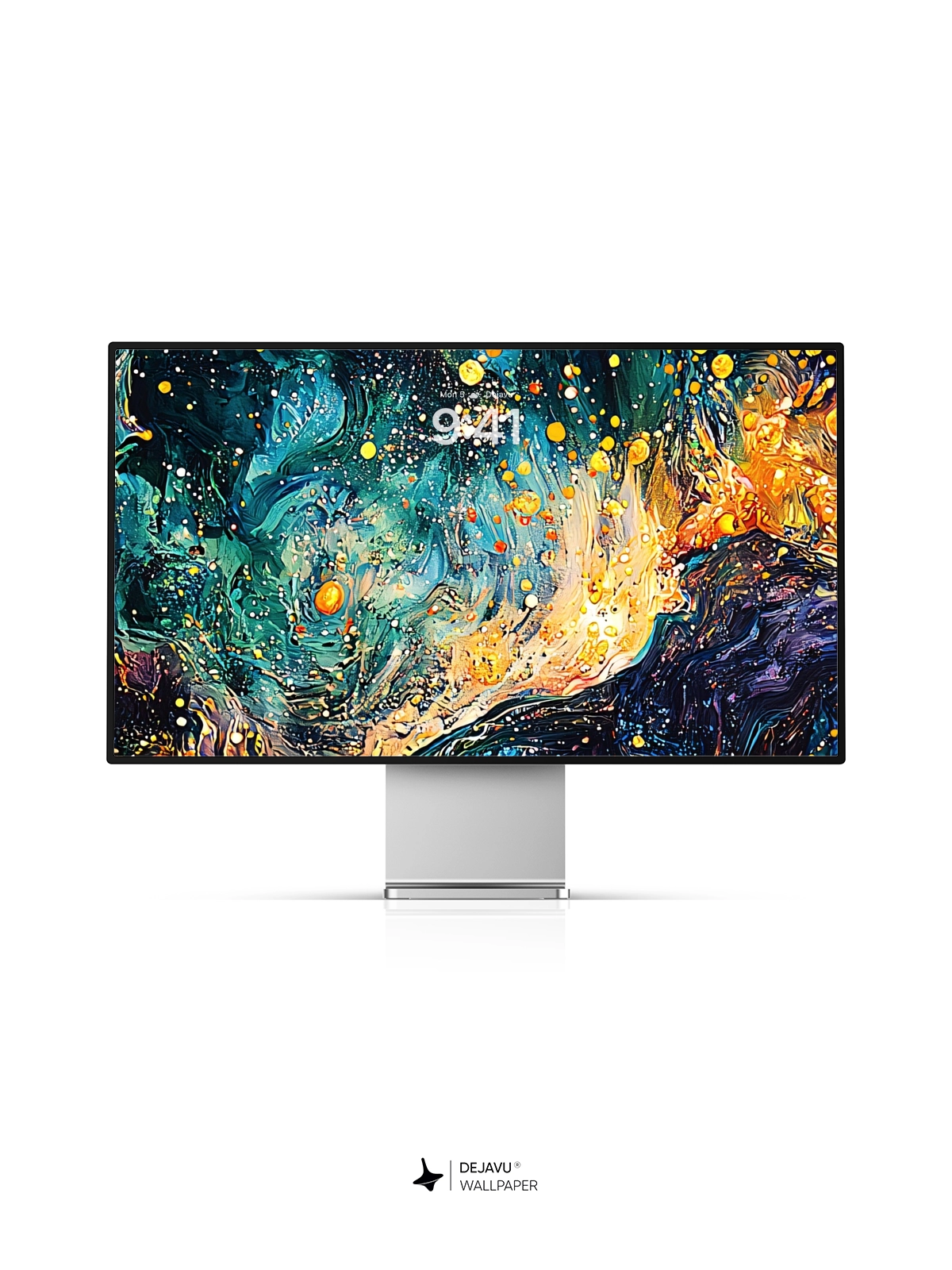 8K Abstract Cosmic Painting Wallpaper