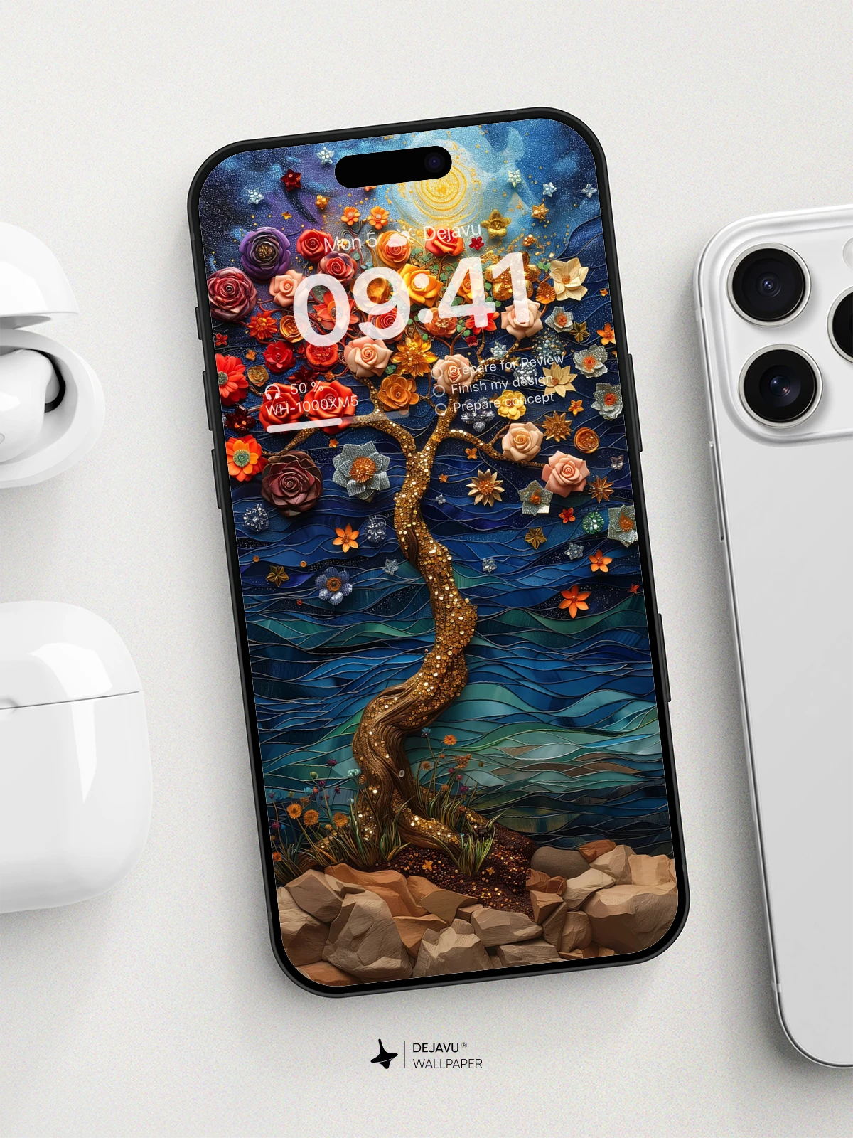 8K Abstract Floral Tree Wallpaper: Aesthetic & Minimal