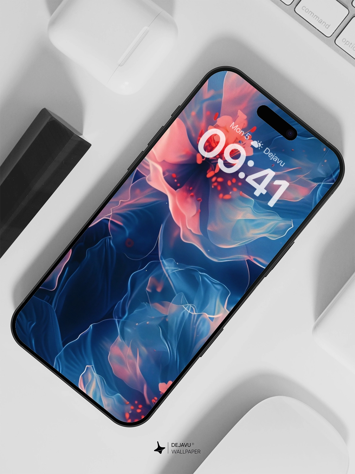 8K Abstract Floral Minimal Aesthetic Wallpaper