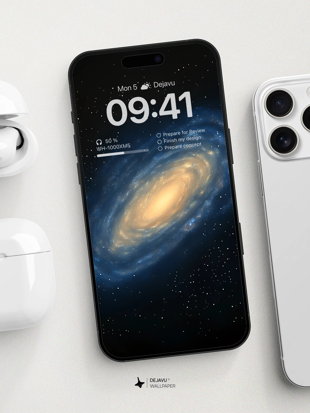 8K Minimal Aesthetic Galaxy Wallpaper