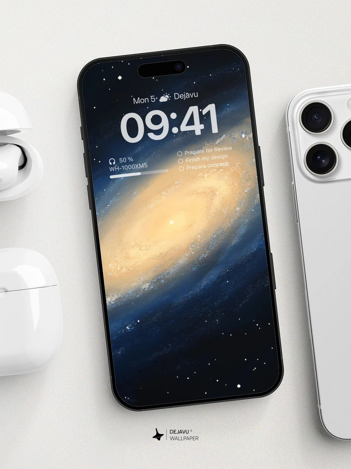 8K Minimal Aesthetic Galaxy Wallpaper