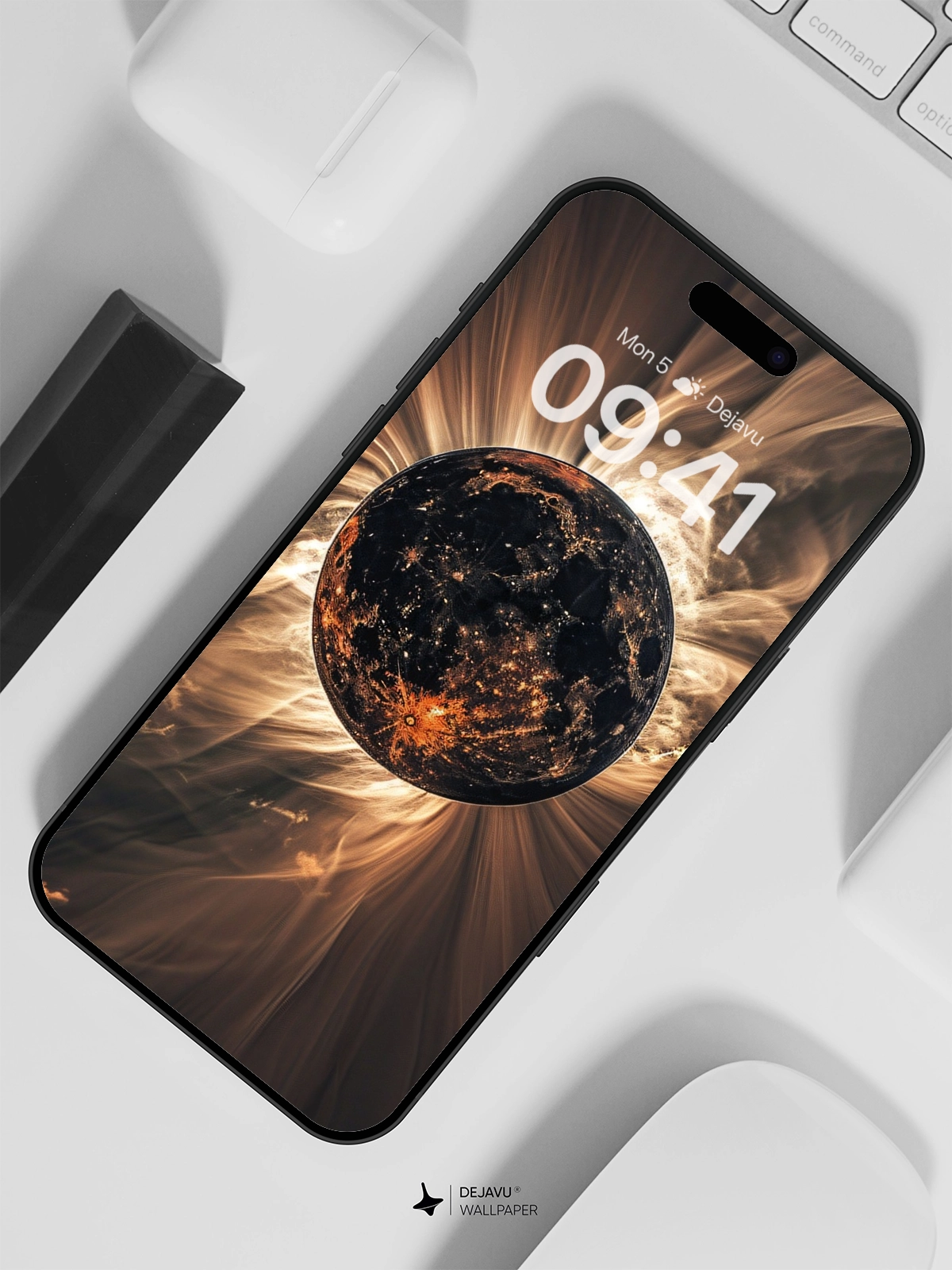 8K Abstract Cosmic Minimal Wallpaper