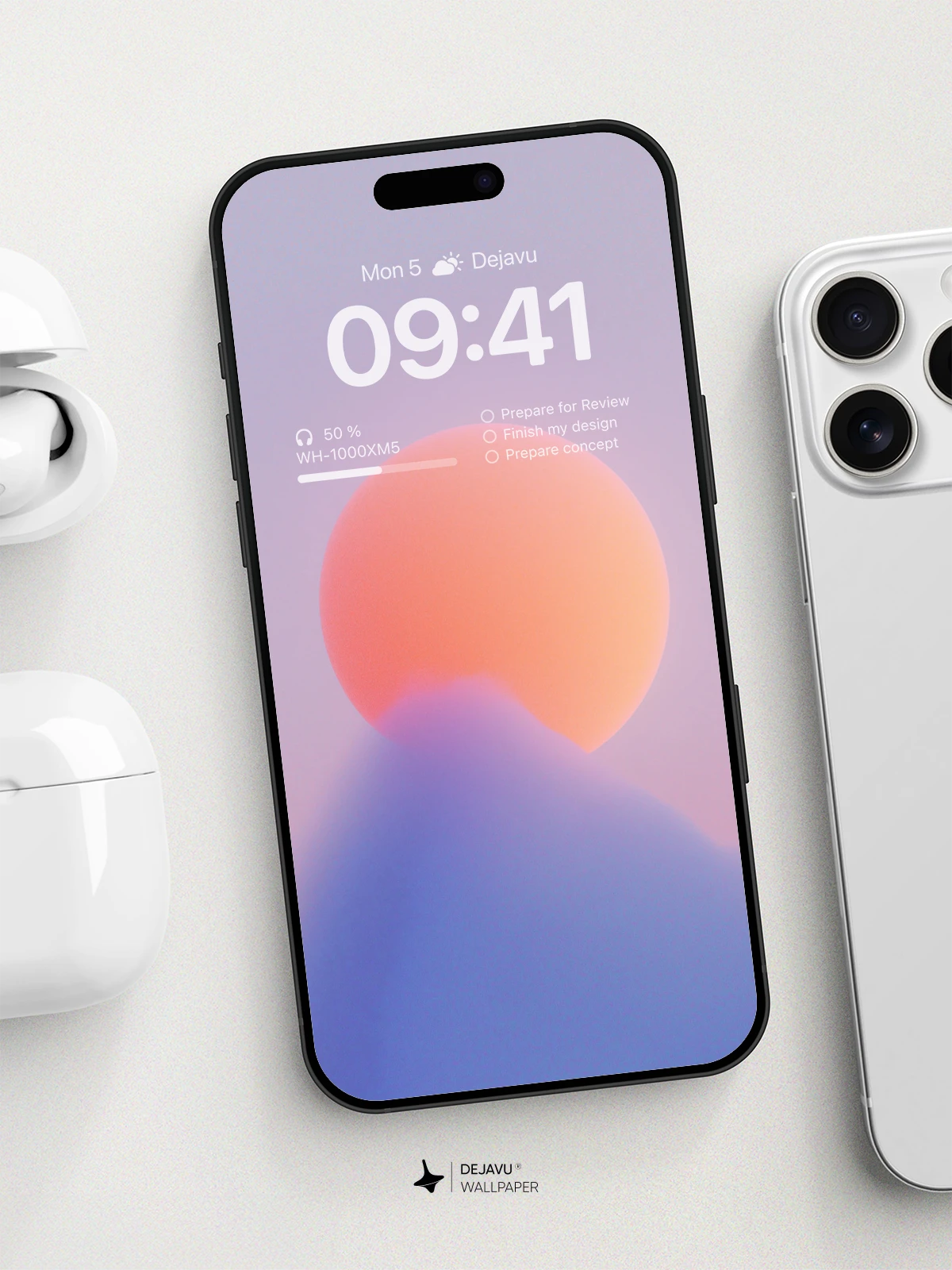 8K Minimal Aesthetic Abstract Soft Gradient Wallpaper